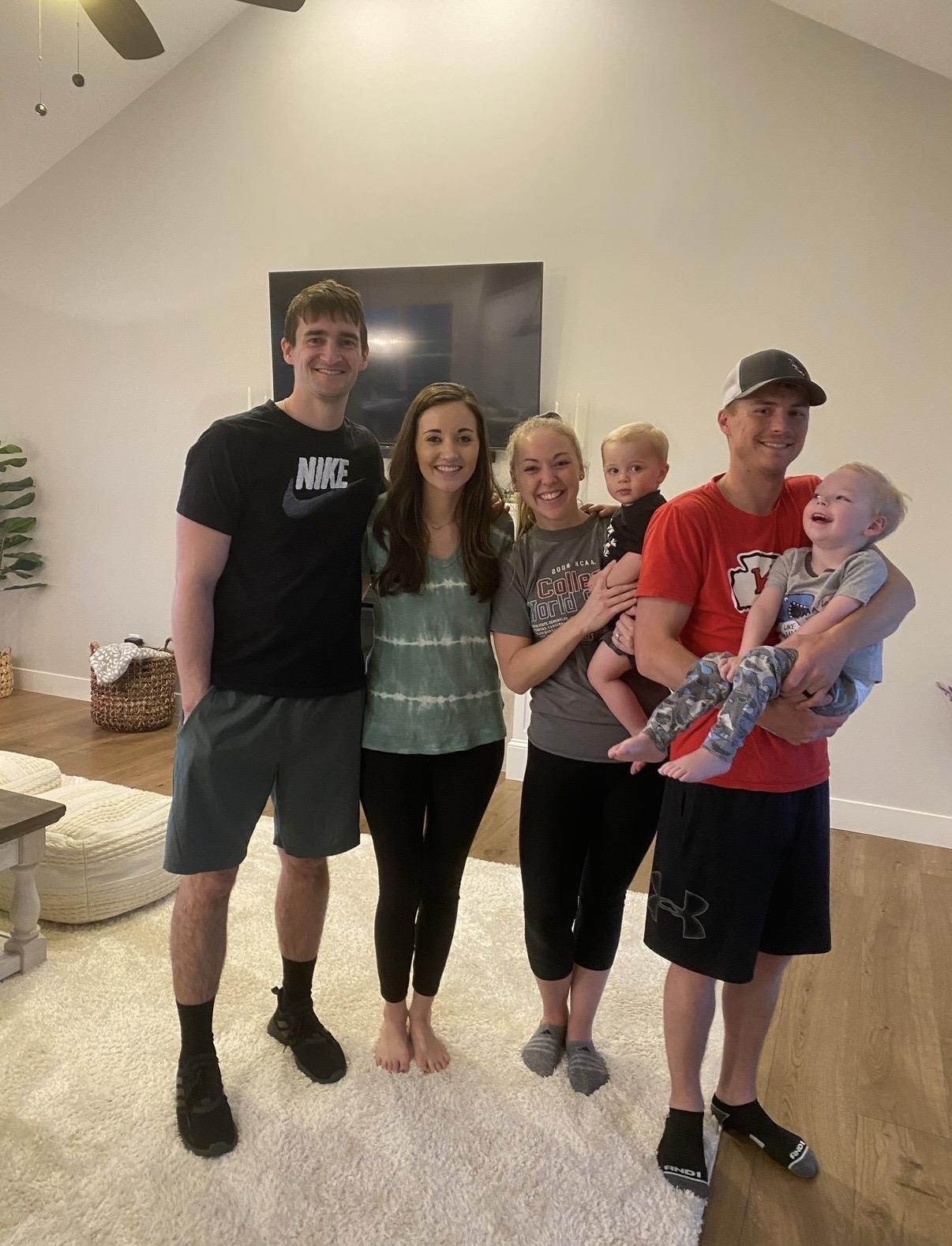 A group of people posing for a photo