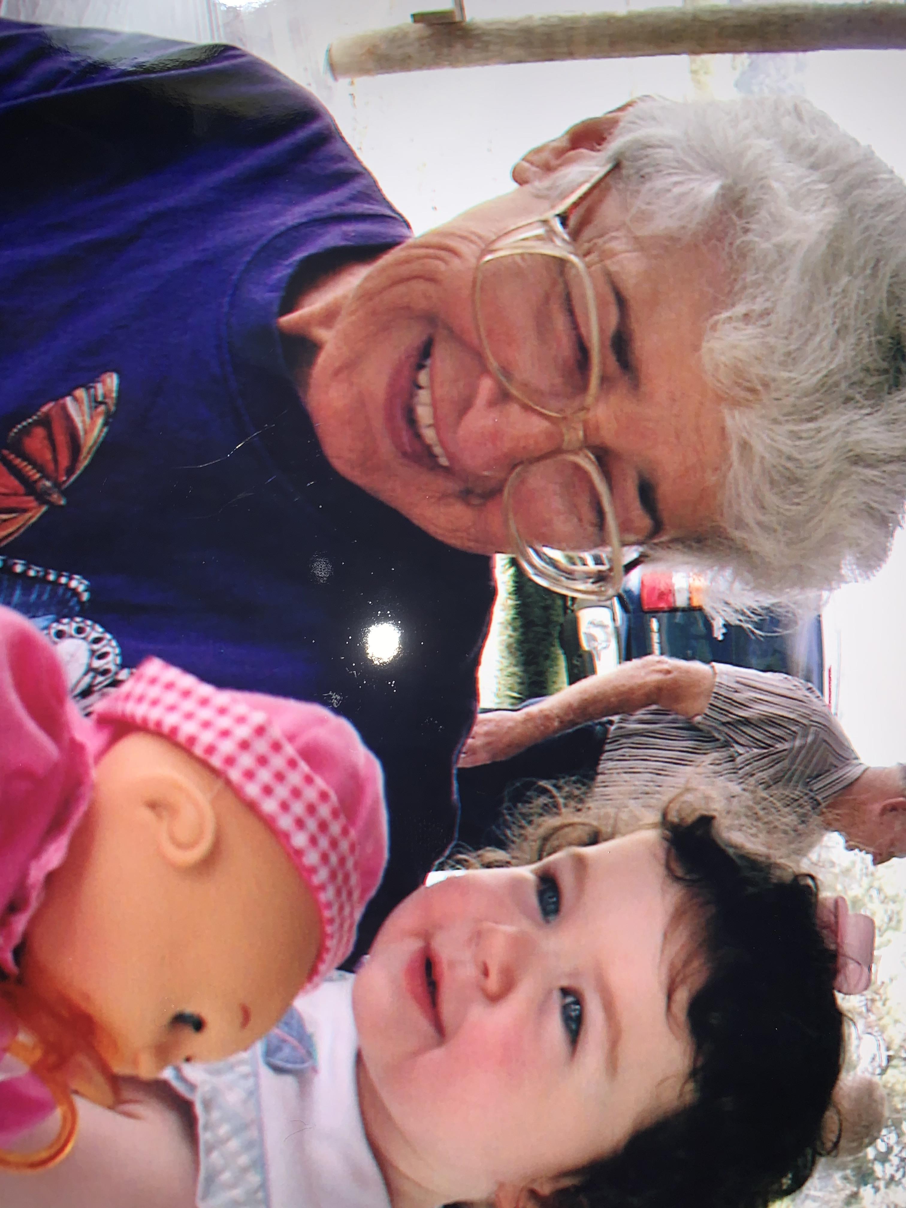 A woman and a baby