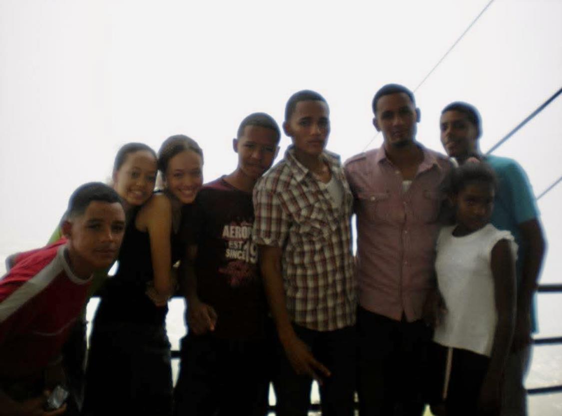 A group of people posing for a photo