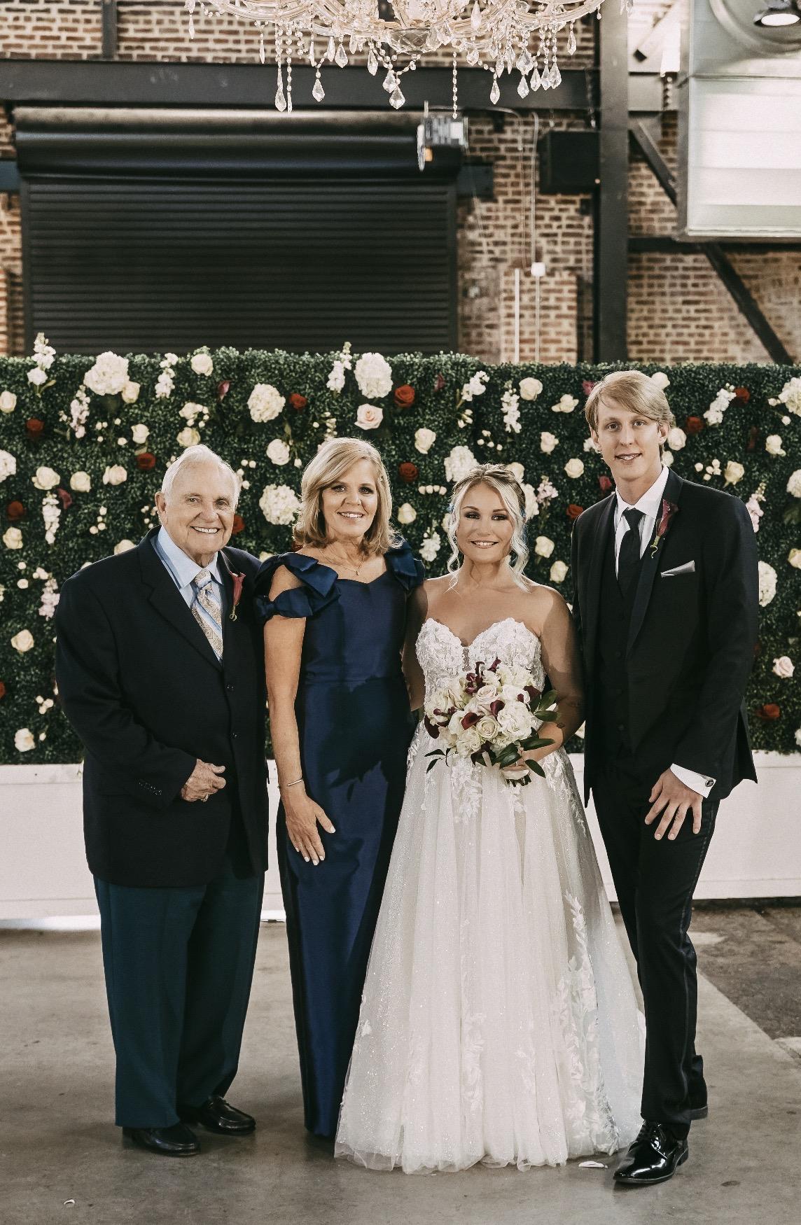 A group of people posing for a photo