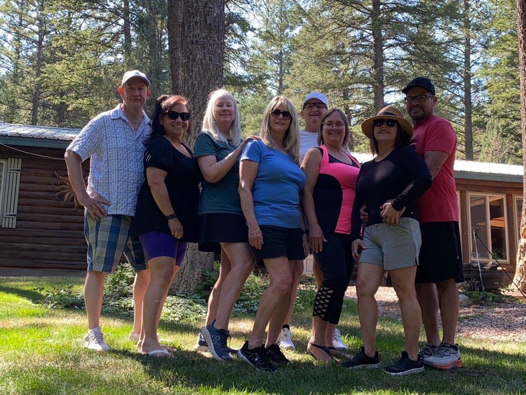 A group of people posing for a photo