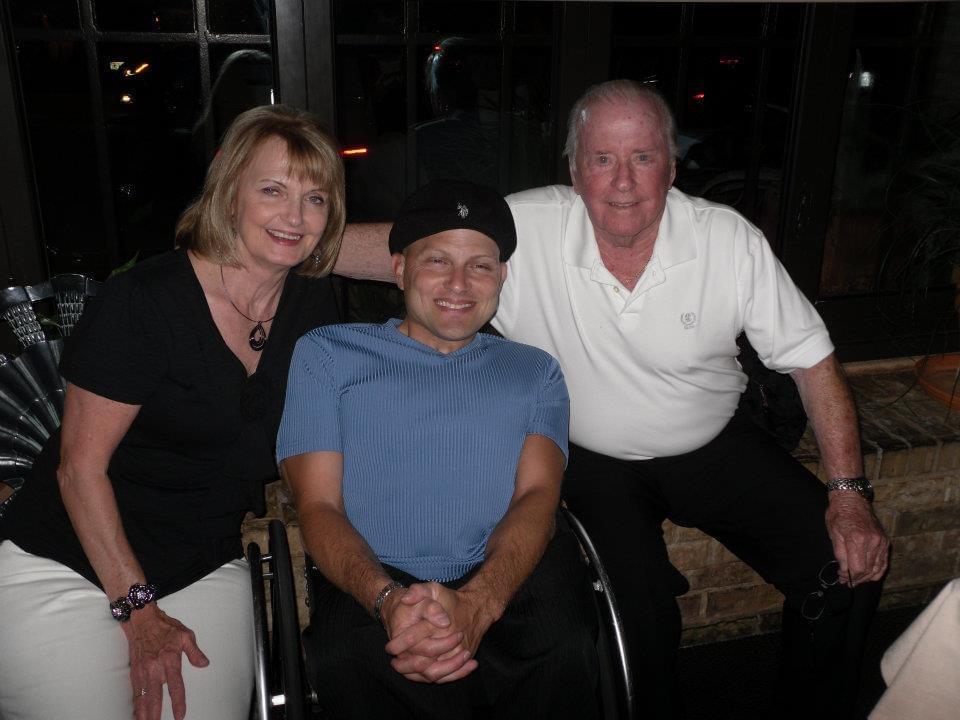 A group of people sitting together