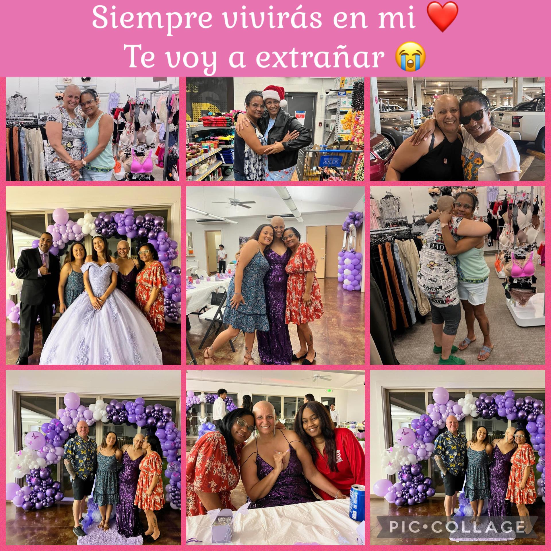 A collage of people posing for a photo