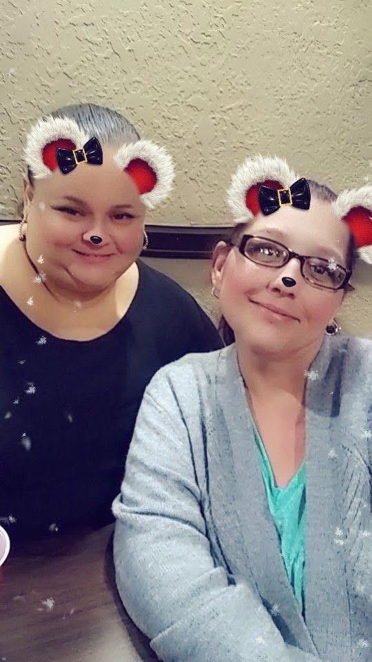 Two women smiling for the camera
