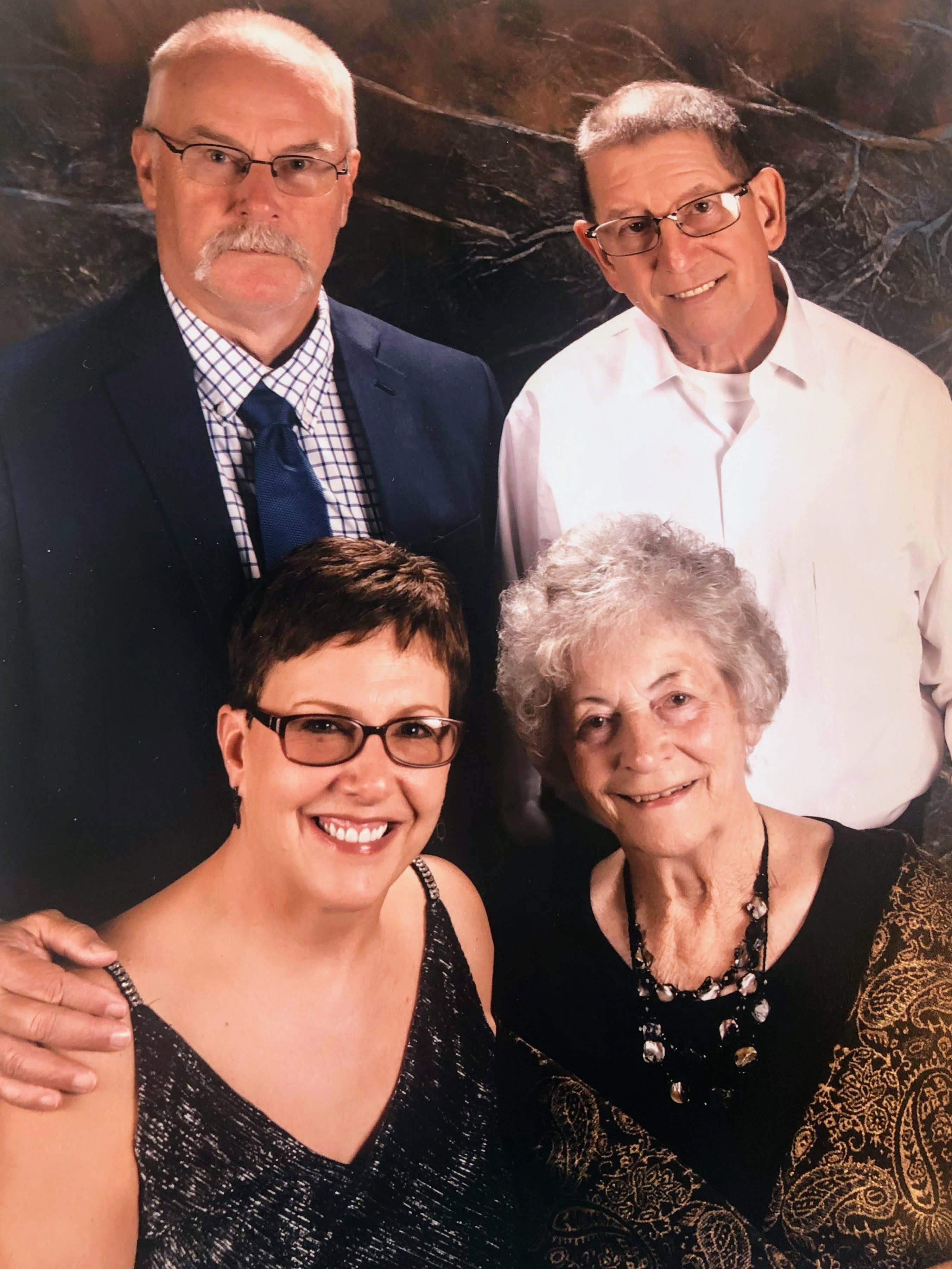 A group of people posing for a photo