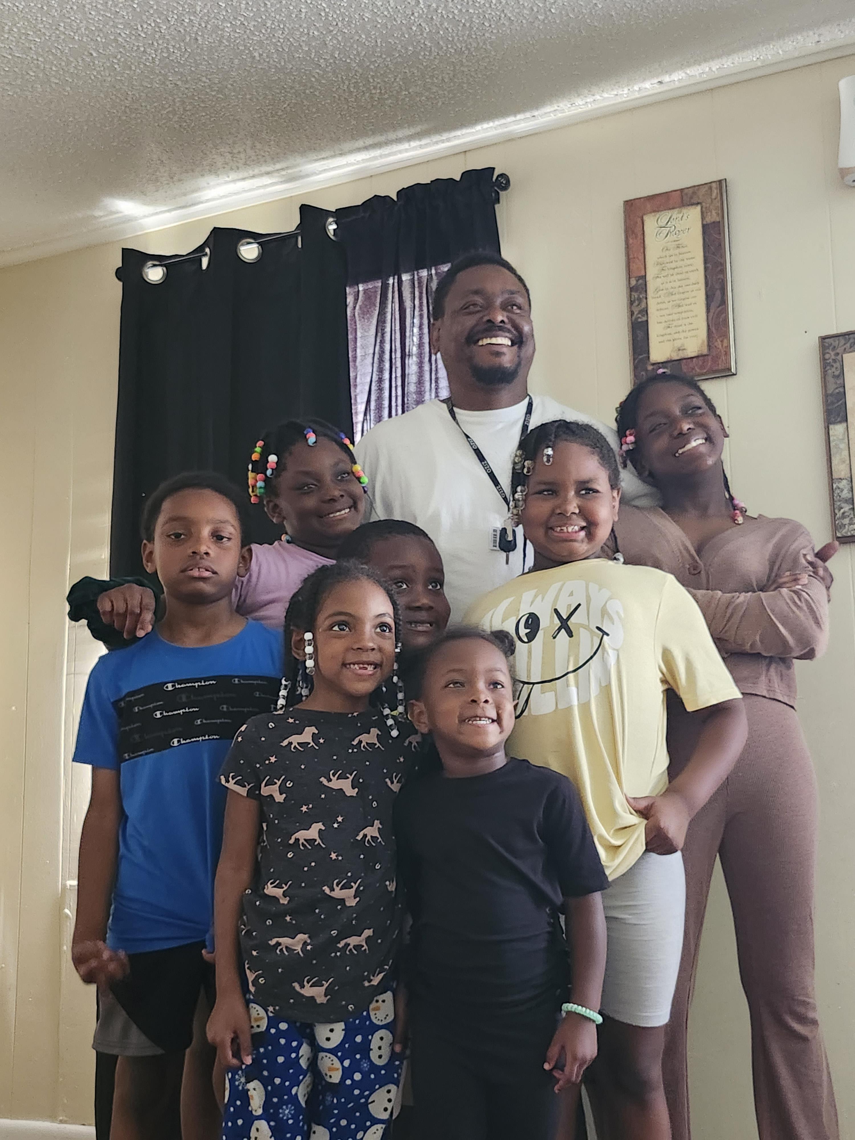 A group of people posing for a photo