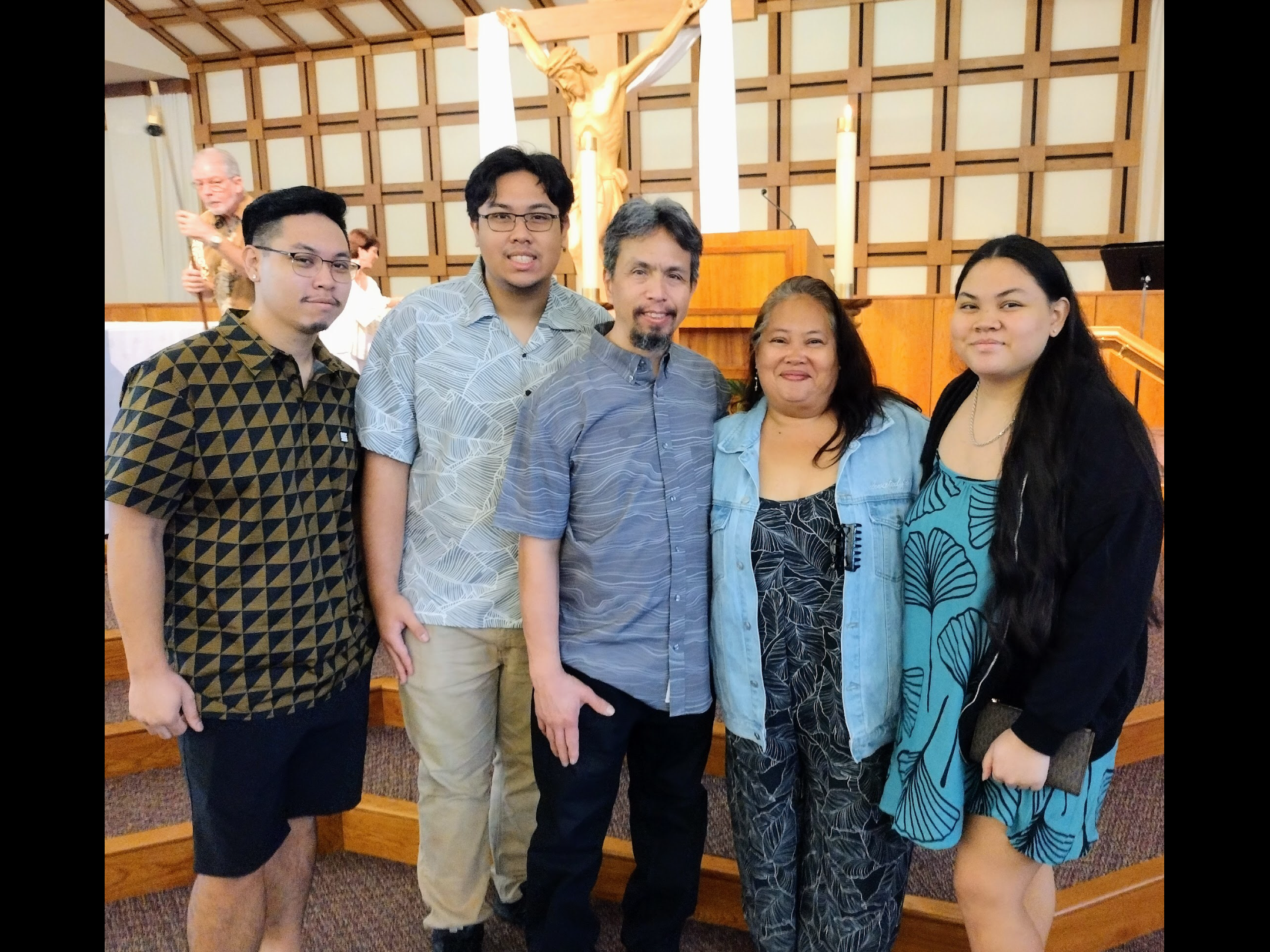 A group of people posing for a photo