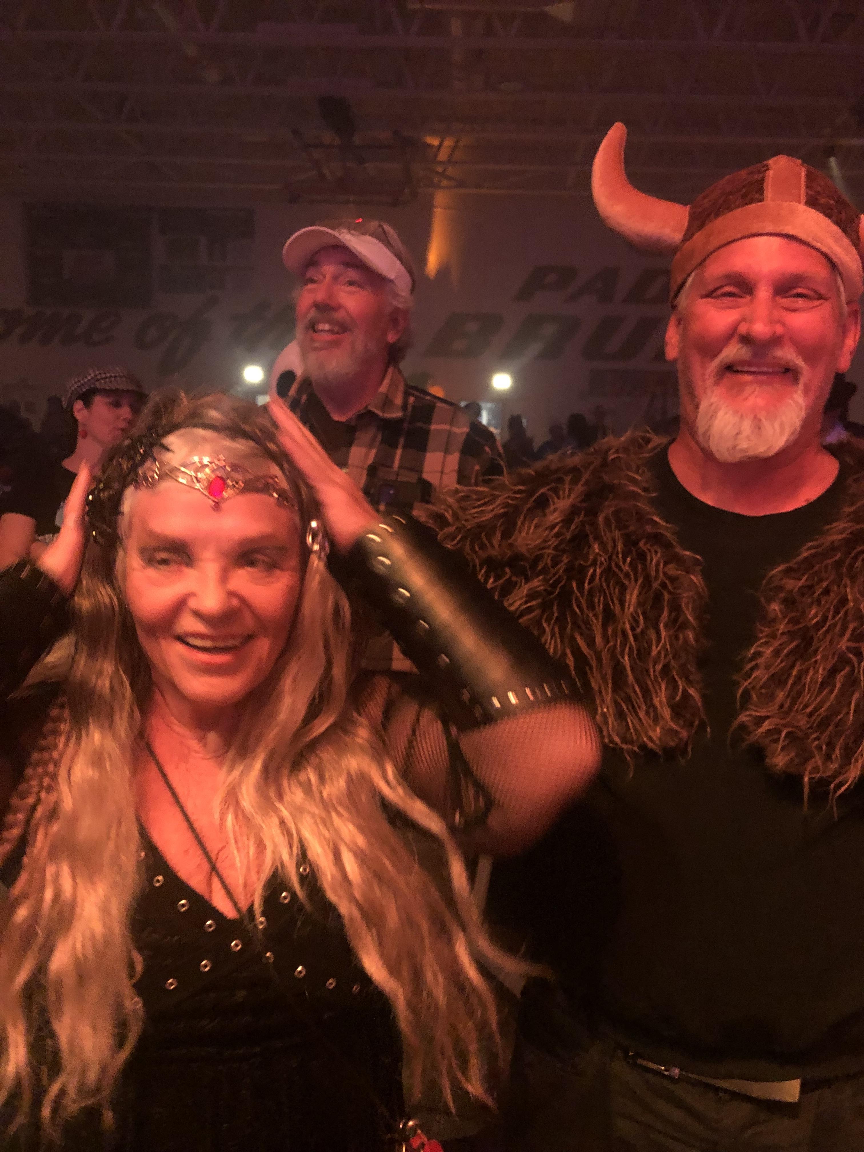 A group of people in clothing