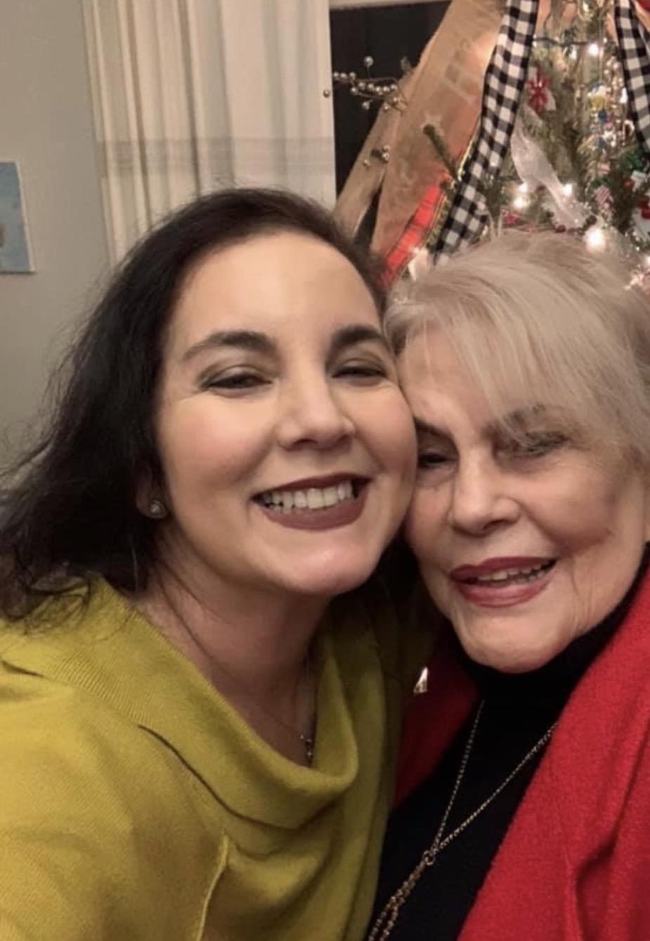 Two women taking a selfie