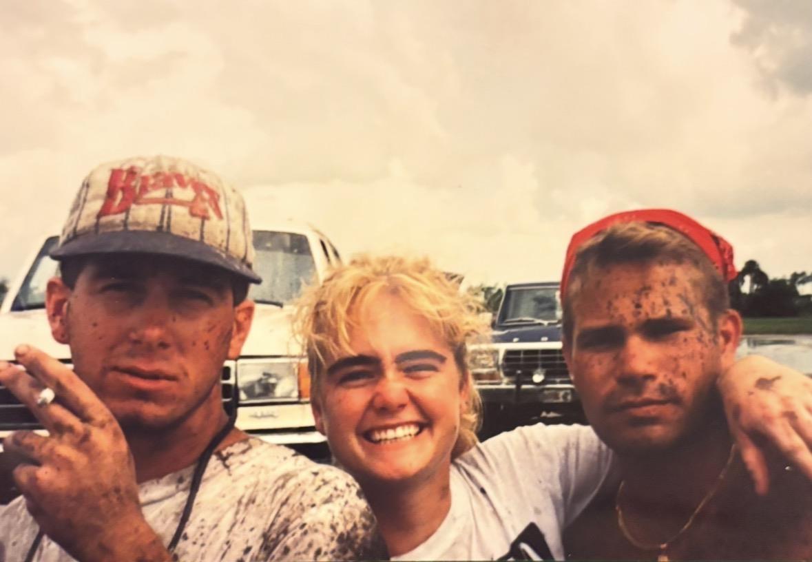 A group of people posing for a photo