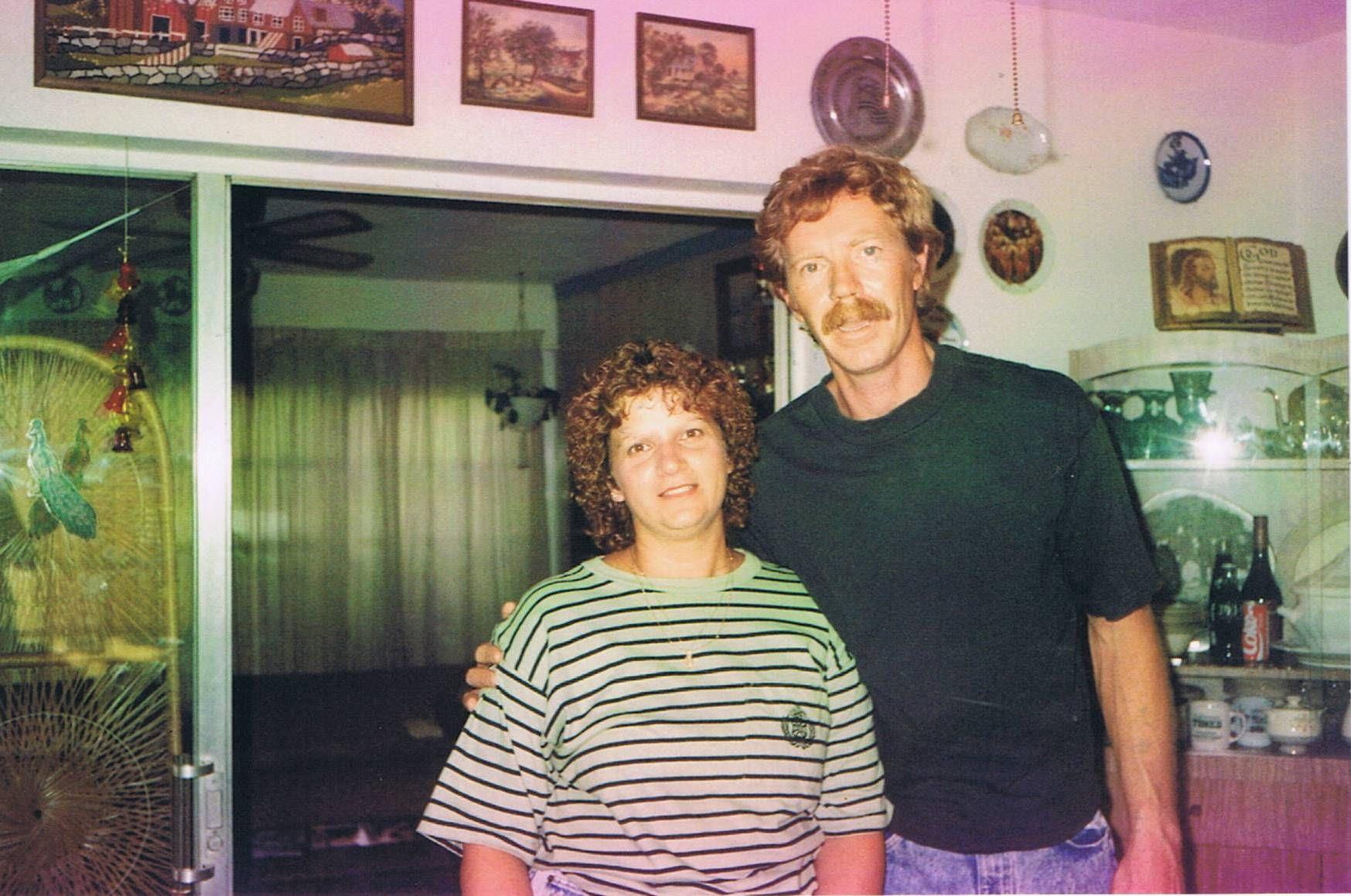 A man and woman standing together