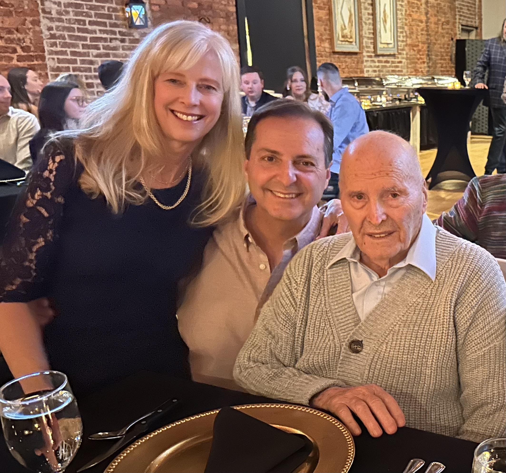 A group of people posing for a photo