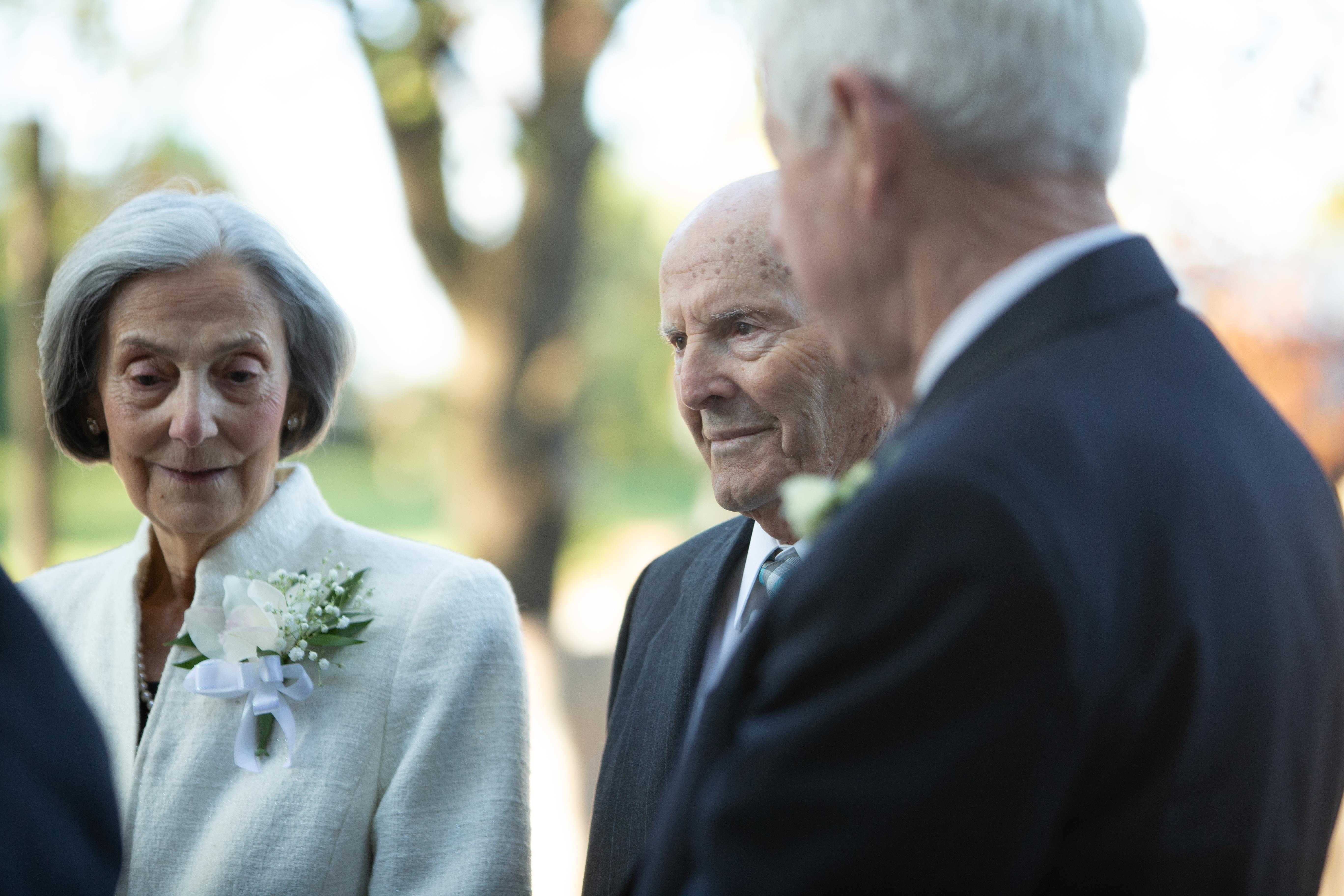 A group of people standing together