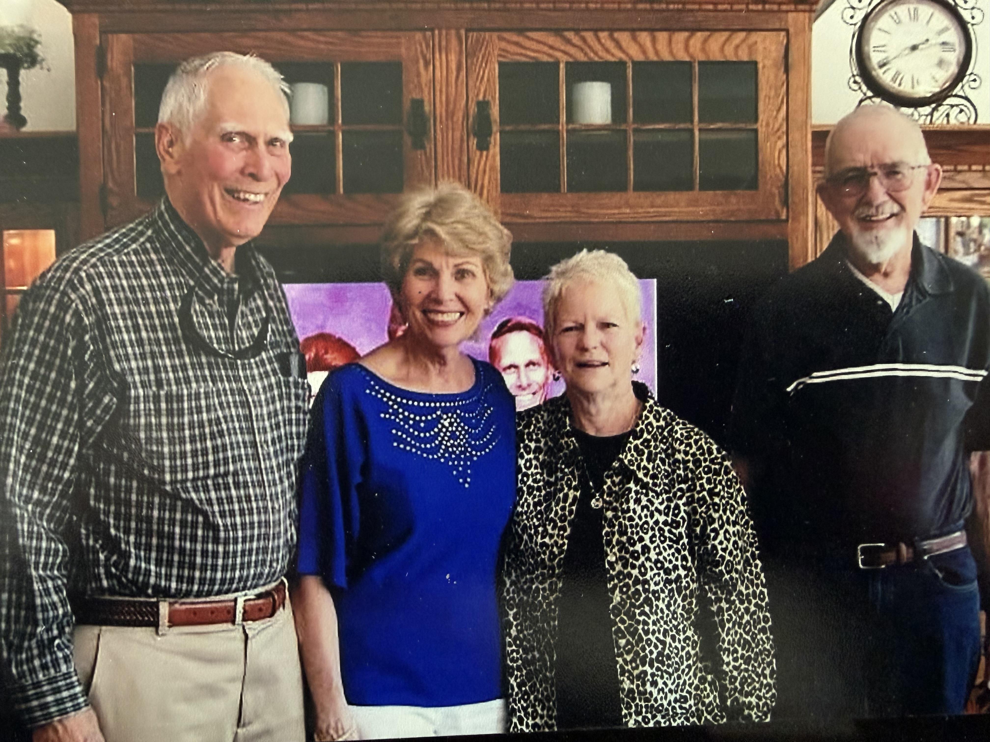 A group of people posing for a photo