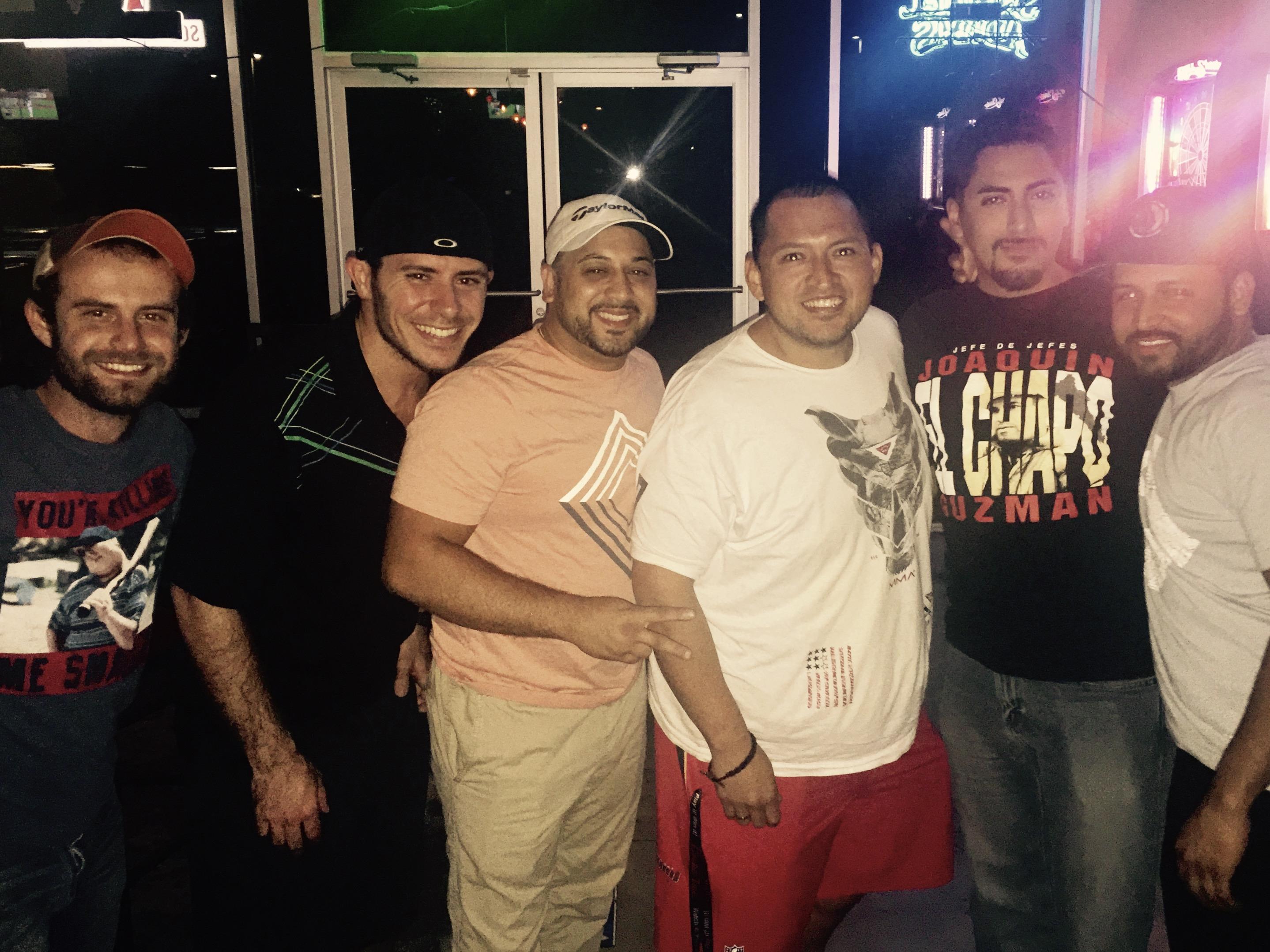 A group of men standing together