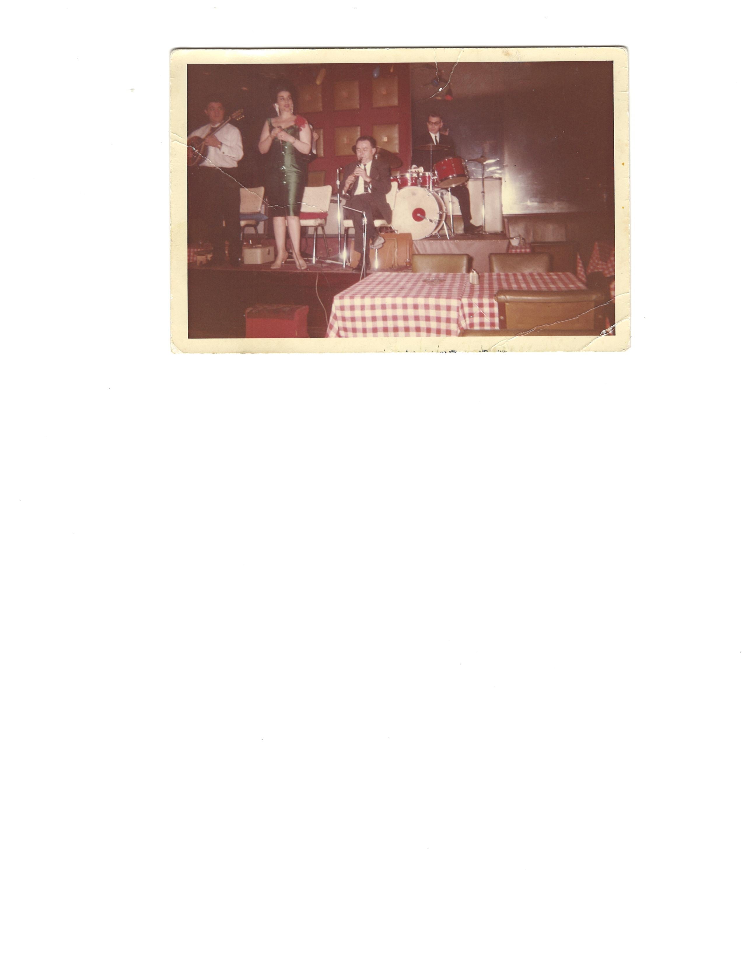 A group of people playing instruments