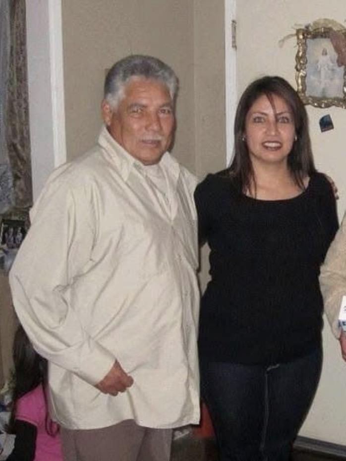 A man and woman standing together