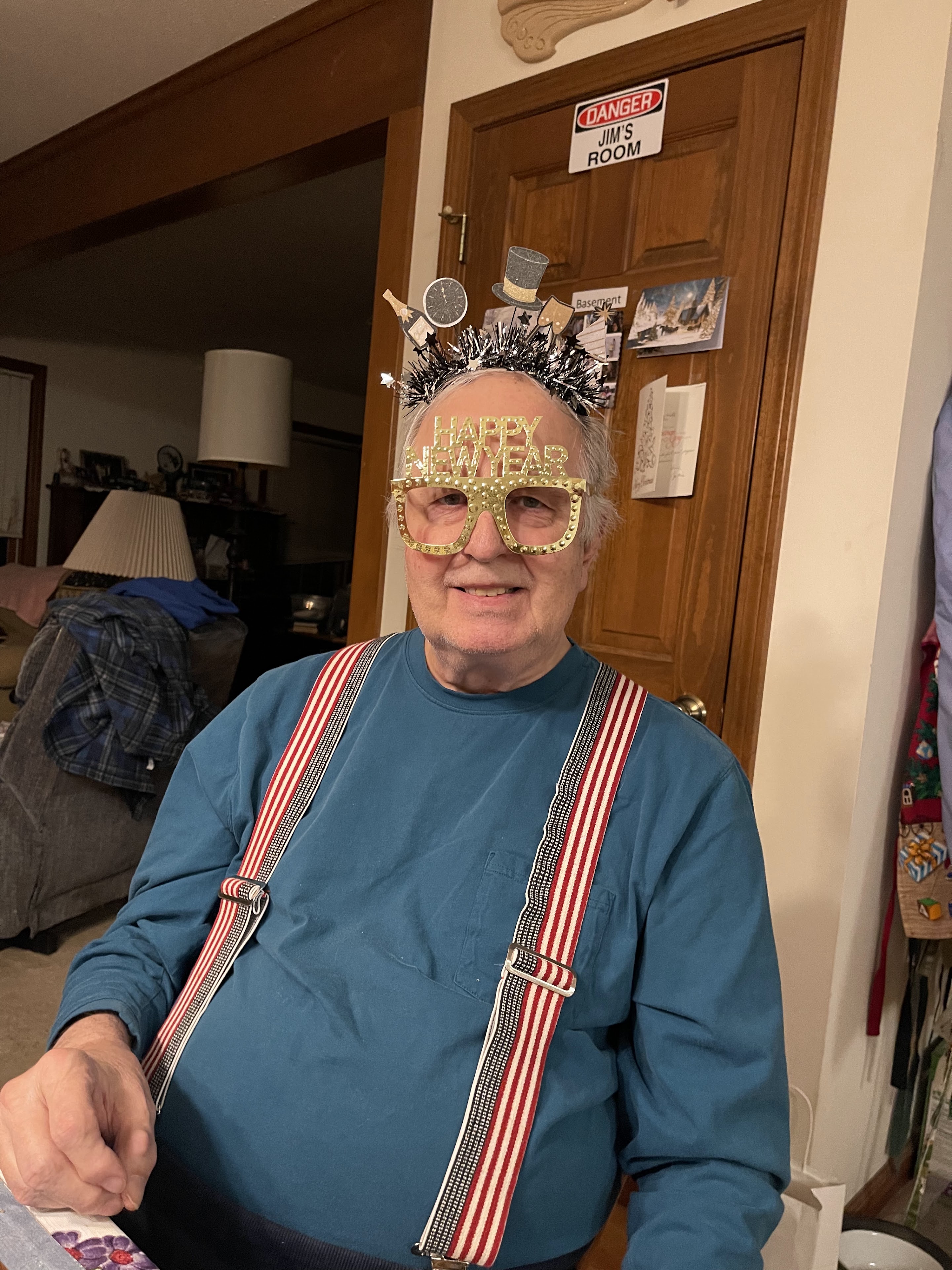 A man wearing a garment