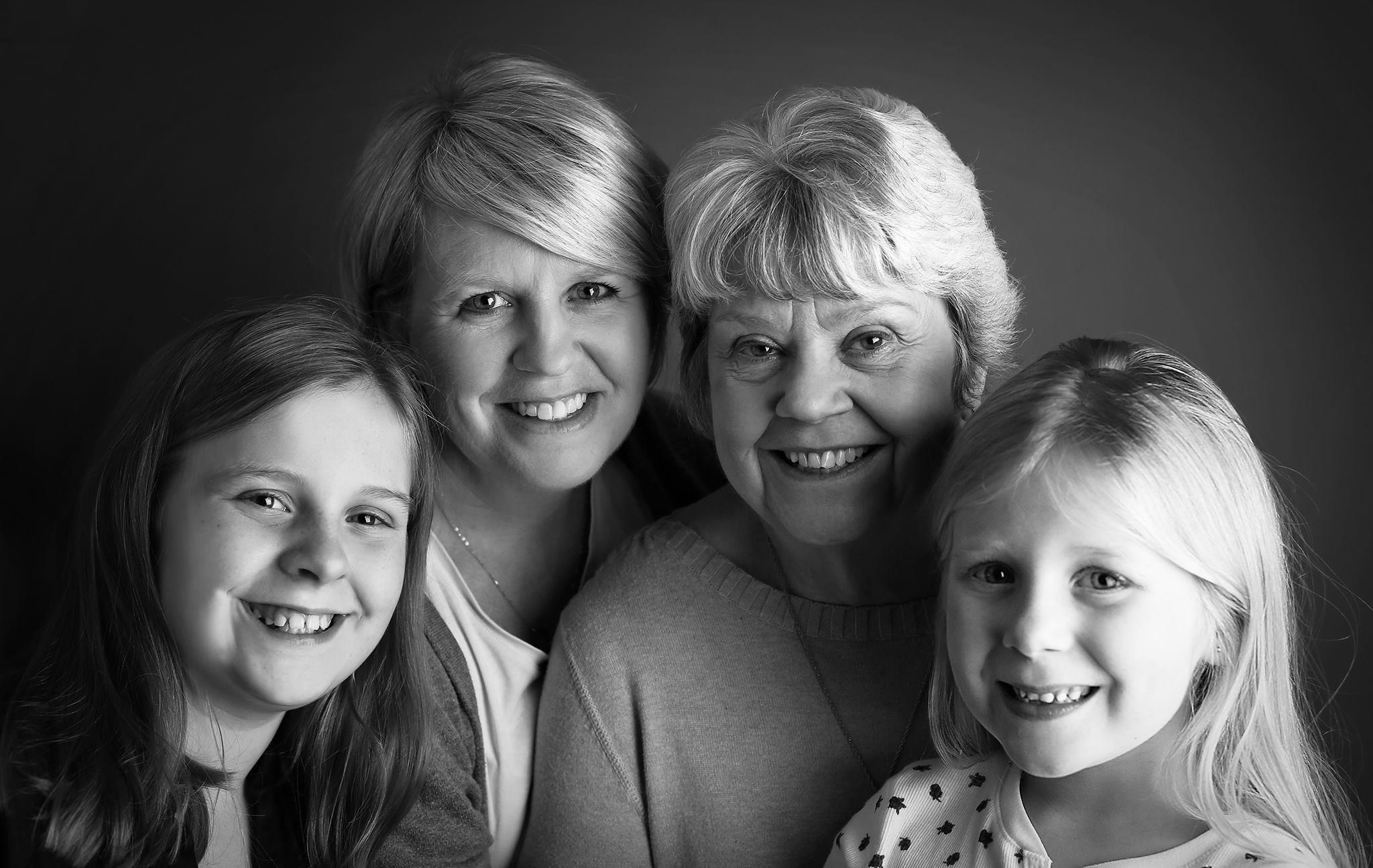 A group of women and girls