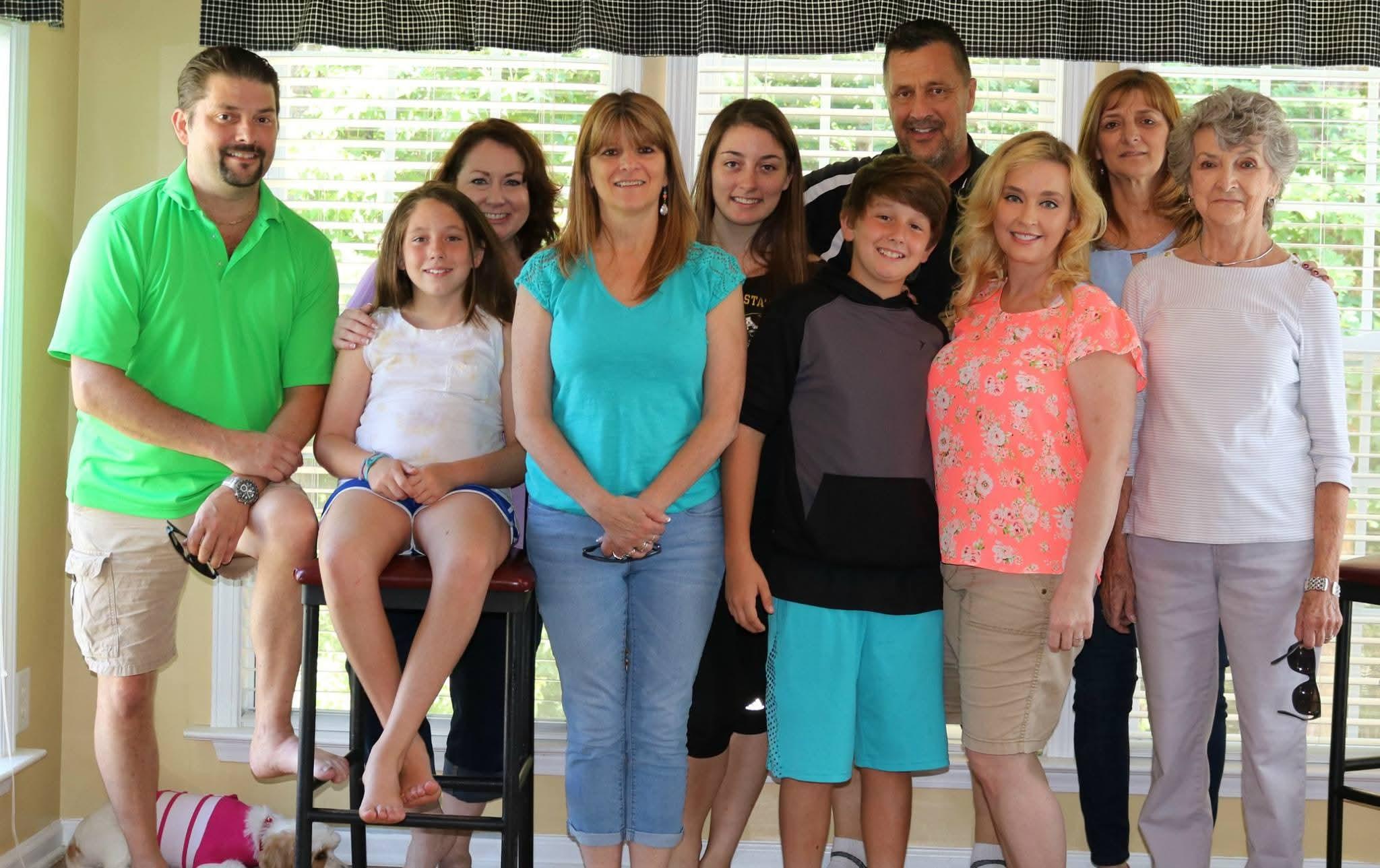 A group of people posing for a photo