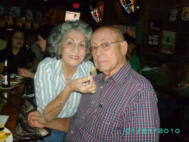 A man and woman sitting together