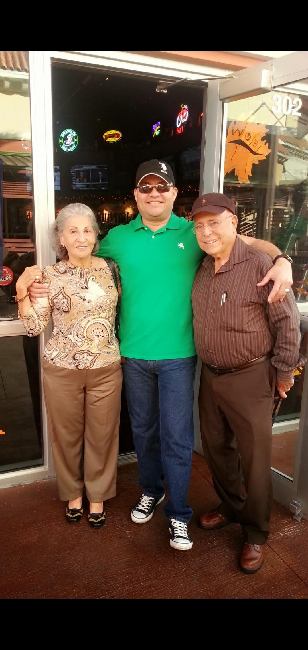 A group of people standing together