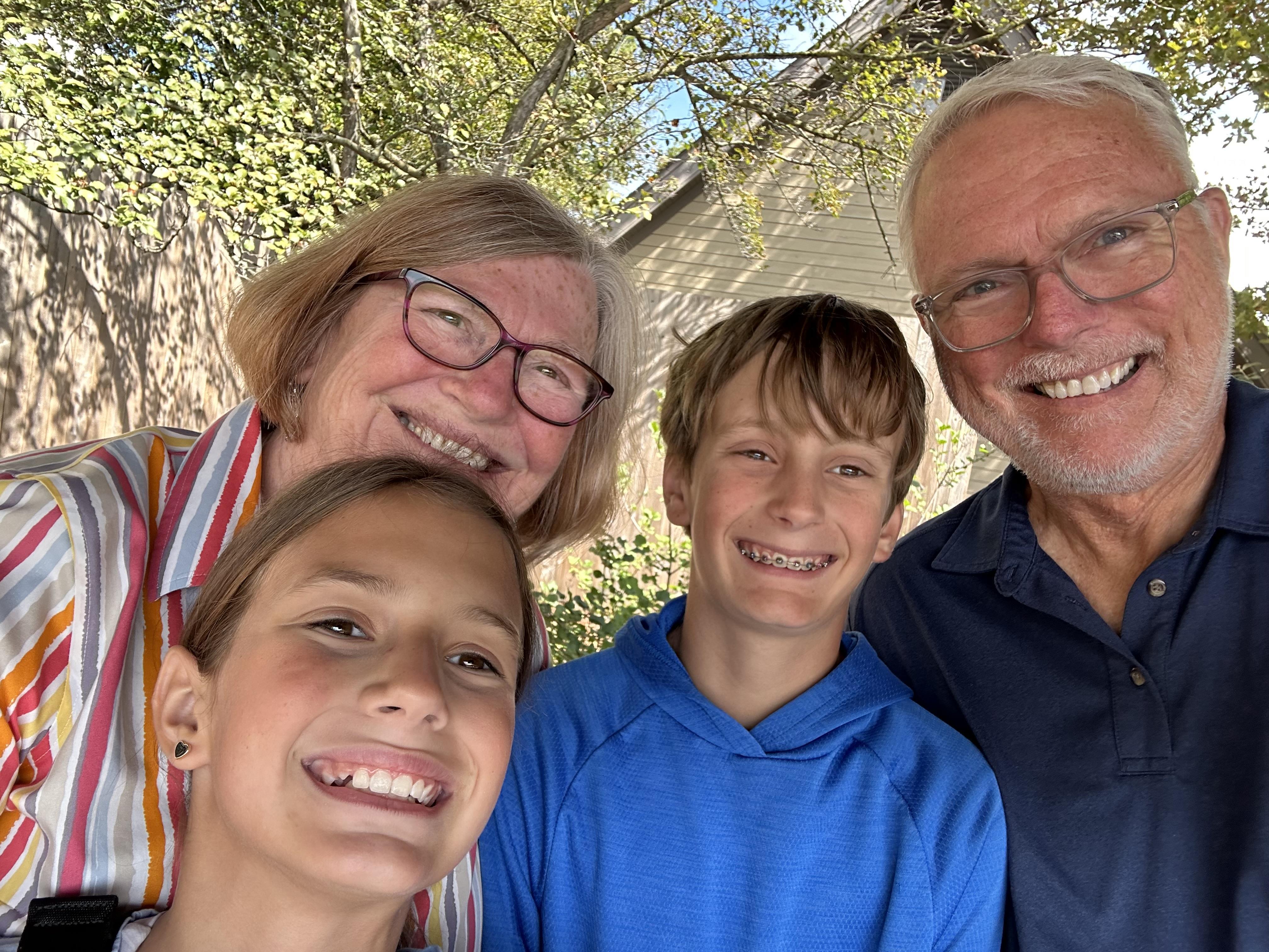 A group of people posing for a photo