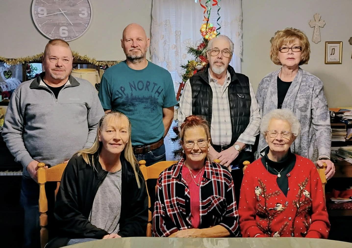 A group of people posing for a photo