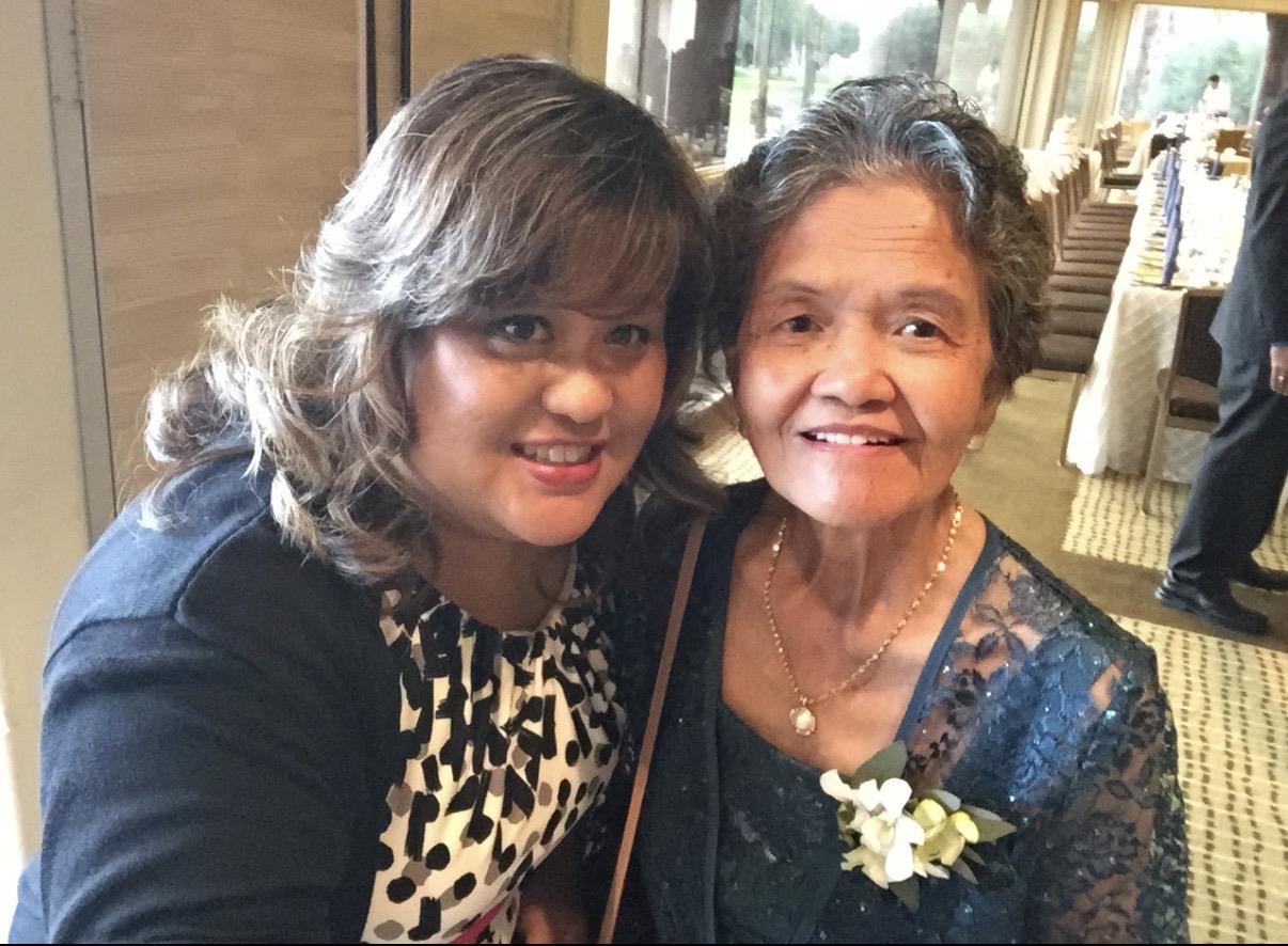 Two women posing for a picture