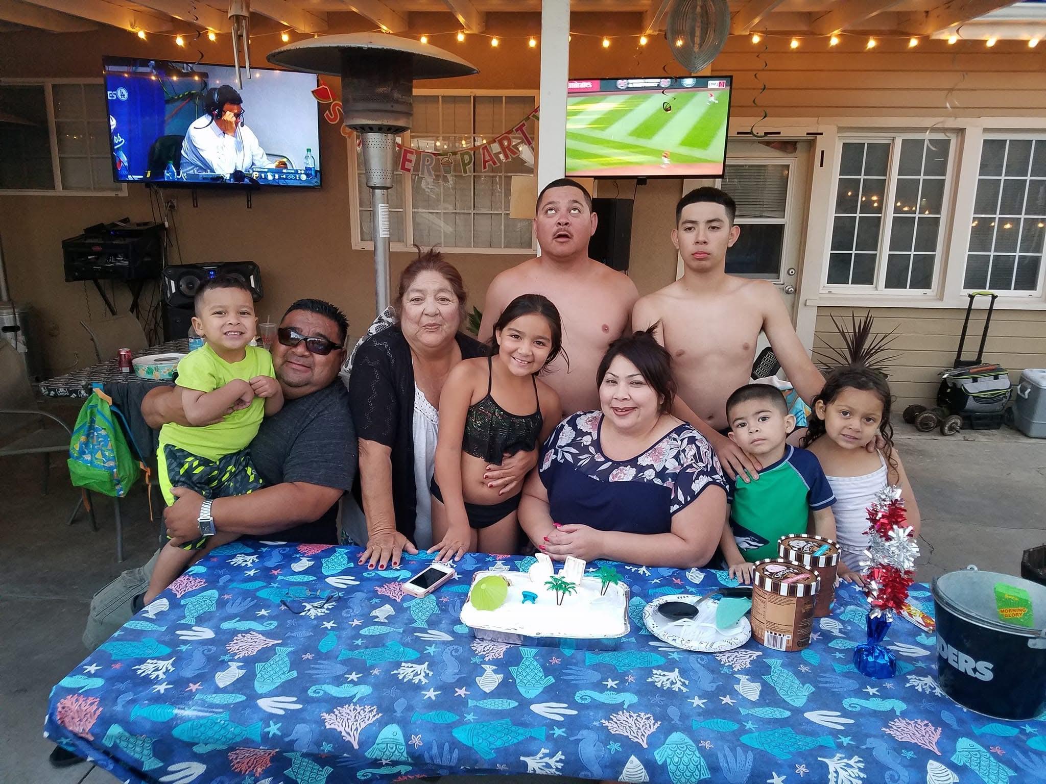 A group of people posing for a picture