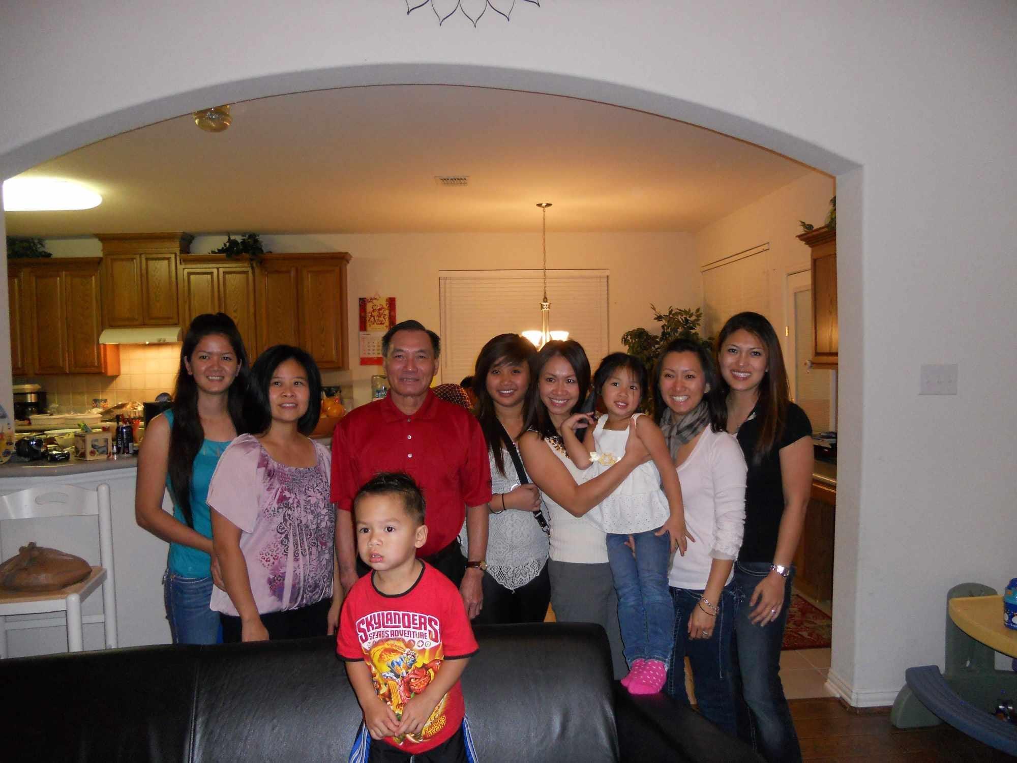 A group of people posing for a photo