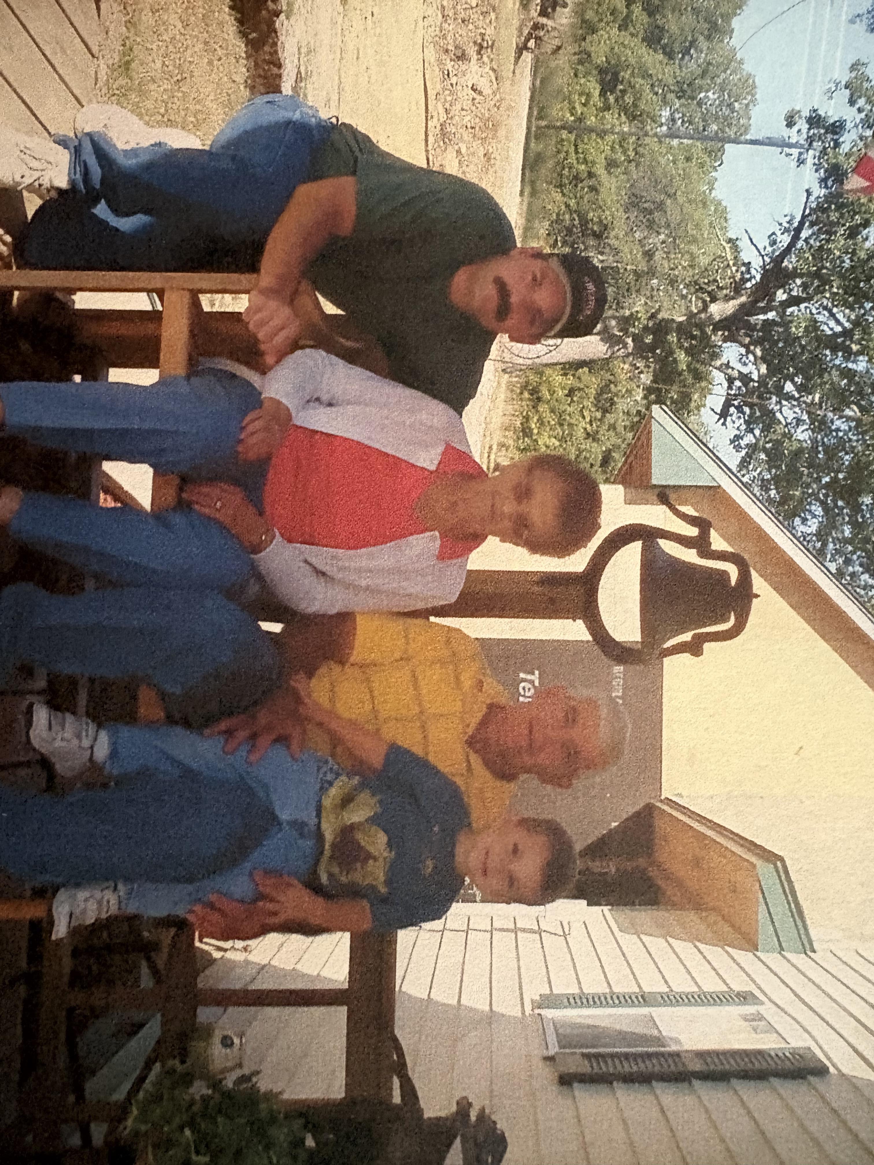 A group of people posing for a photo