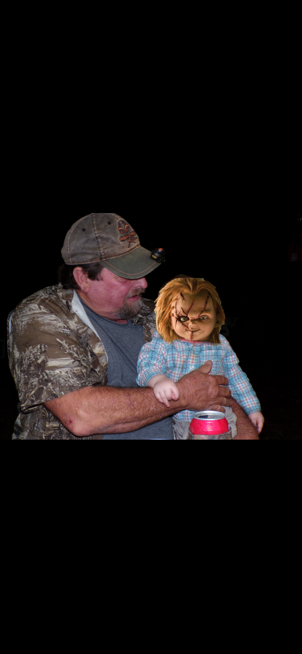 A man holding a child
