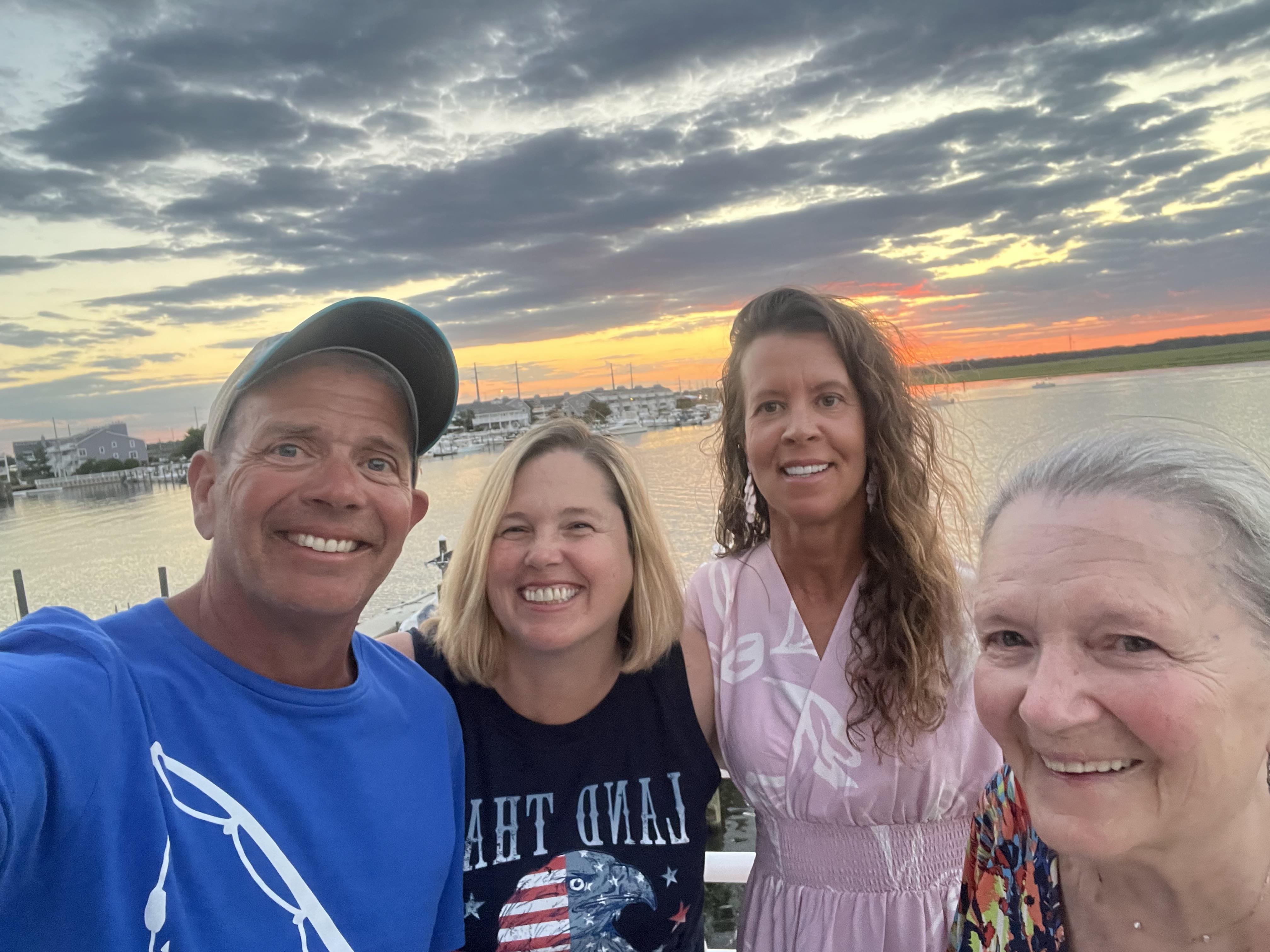 A group of people posing for a photo