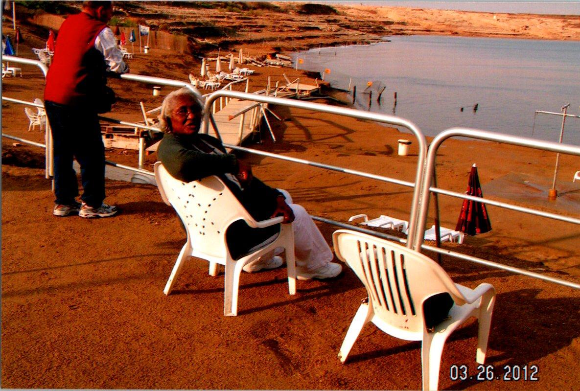 A woman sitting in a chair