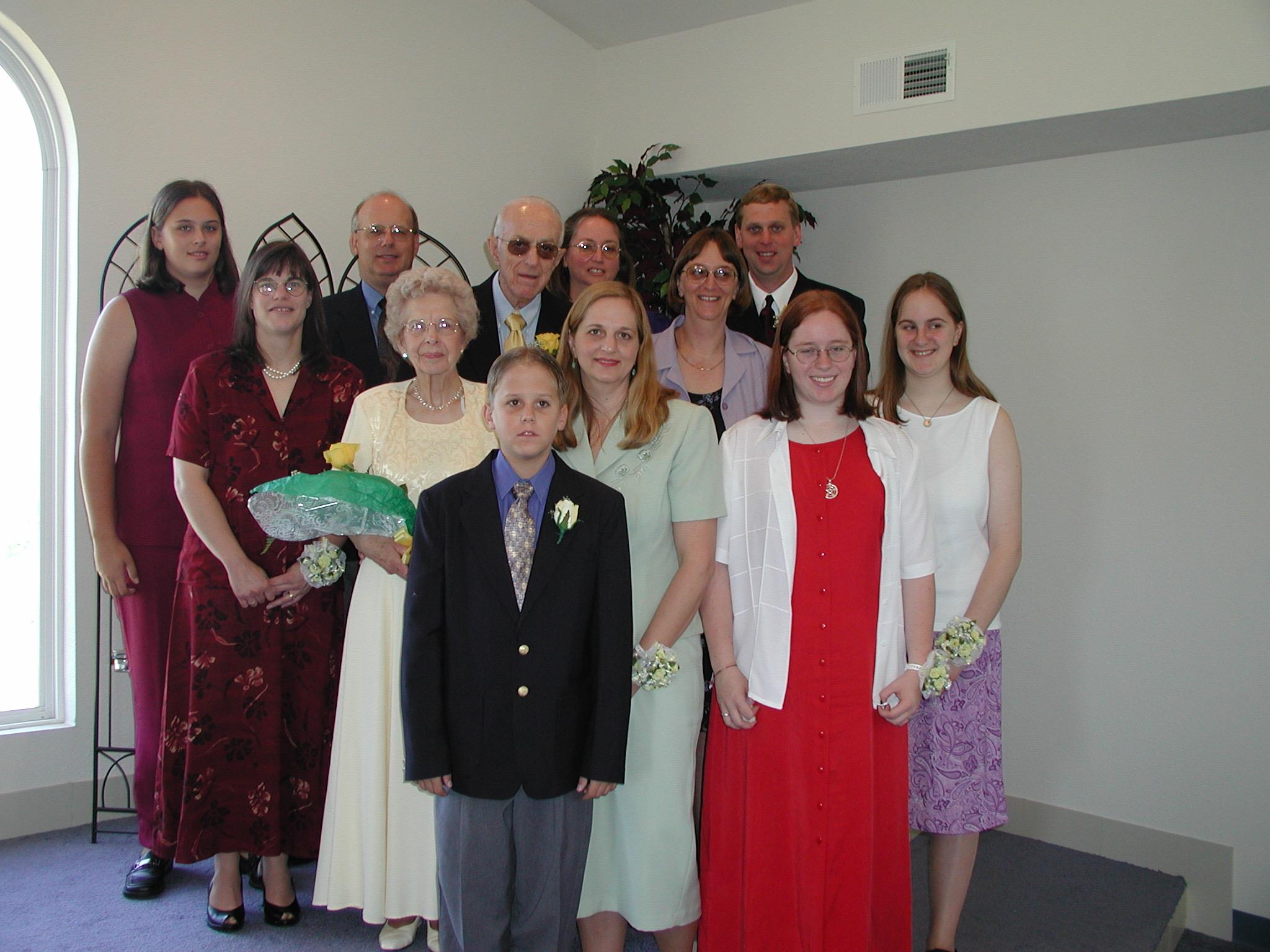 A group of people posing for a photo