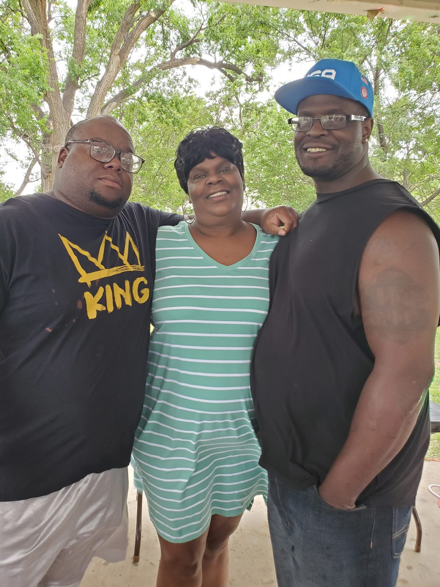 A group of people posing for a picture