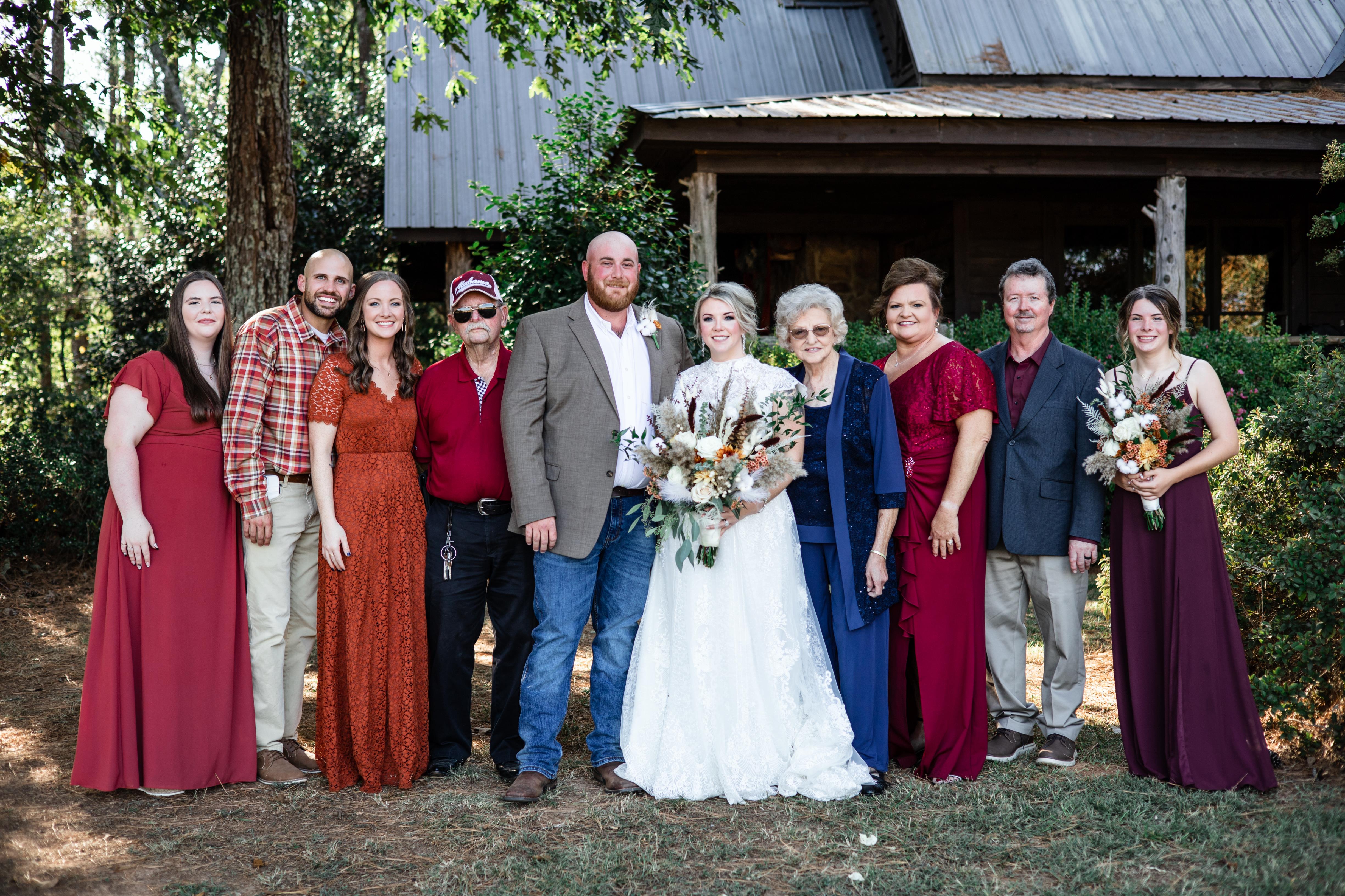 A group of people posing for a photo