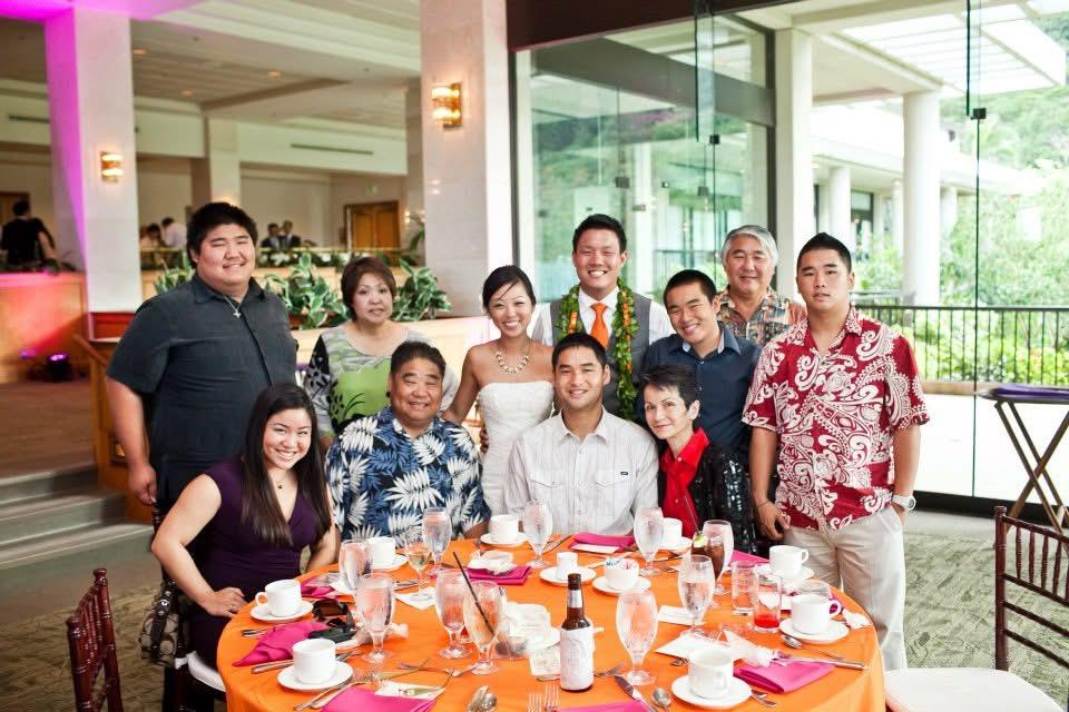 A group of people posing for a photo