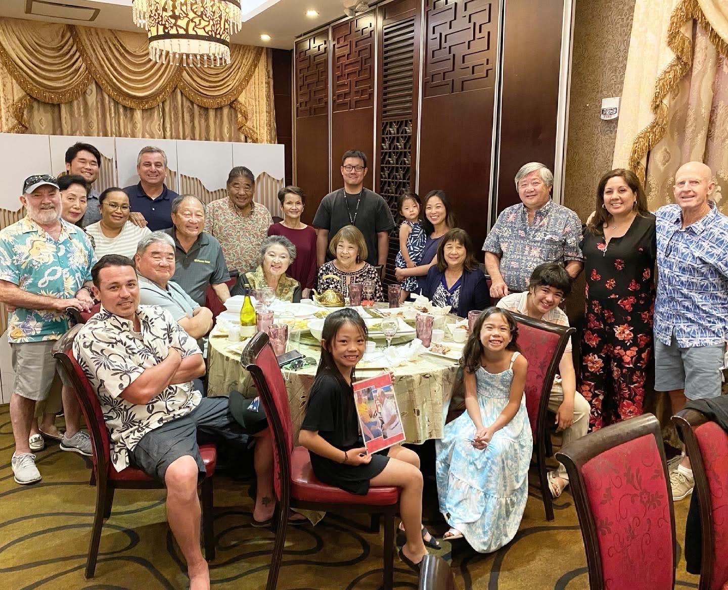 A group of people posing for a photo