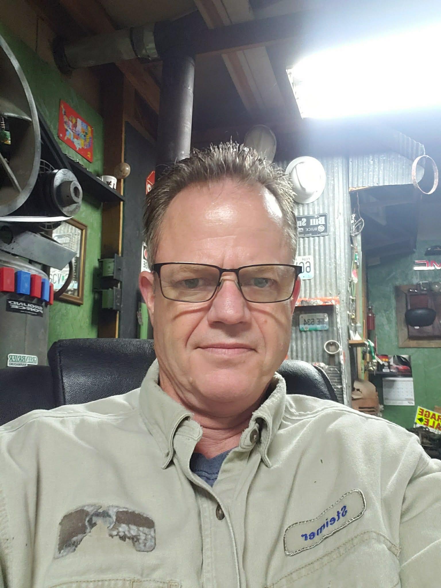 A man sitting in a chair