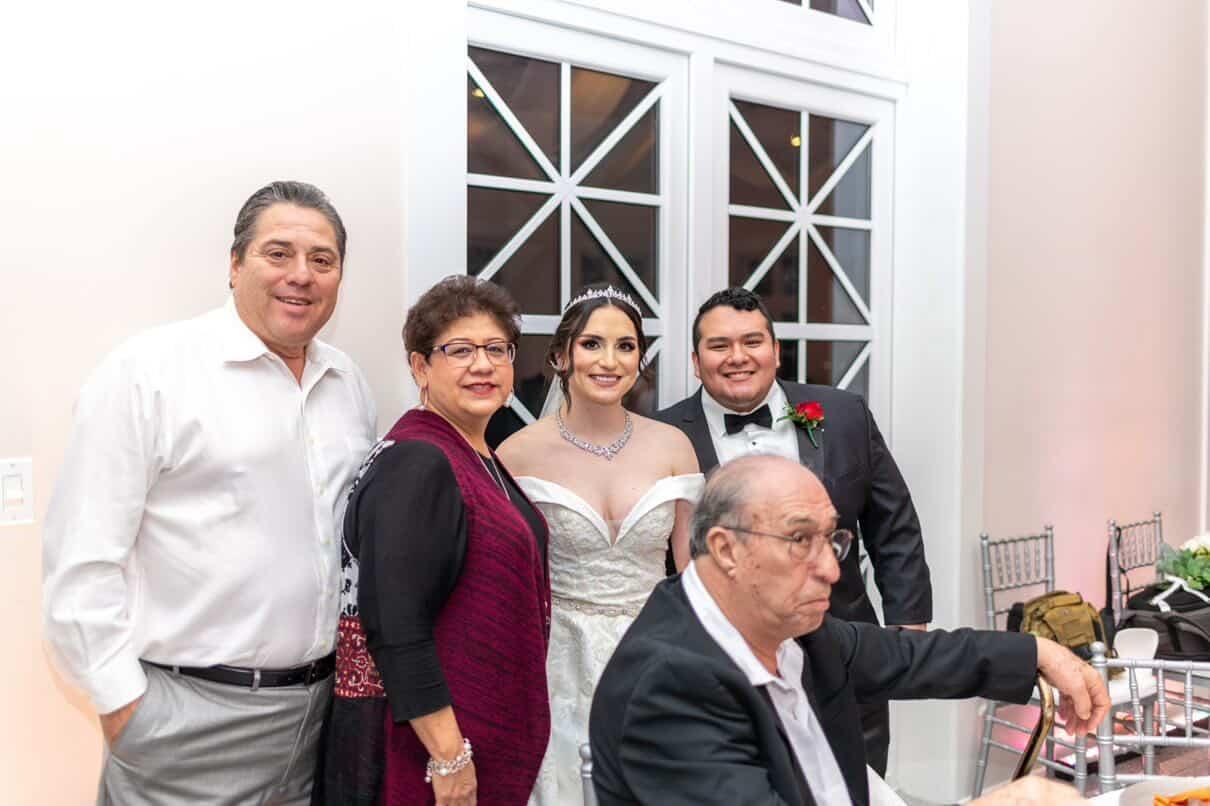 A group of people posing for a photo