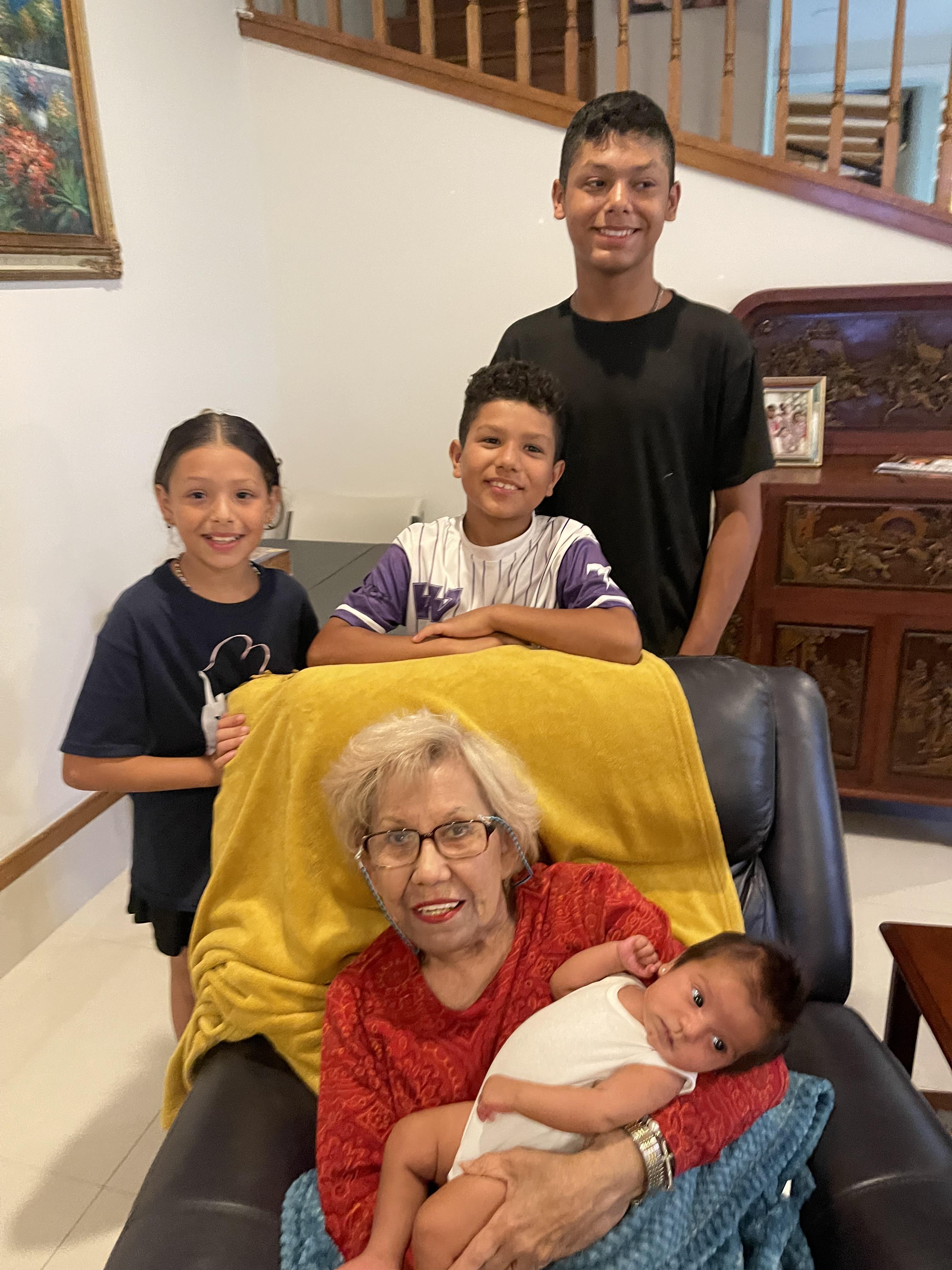 A group of people posing for a photo