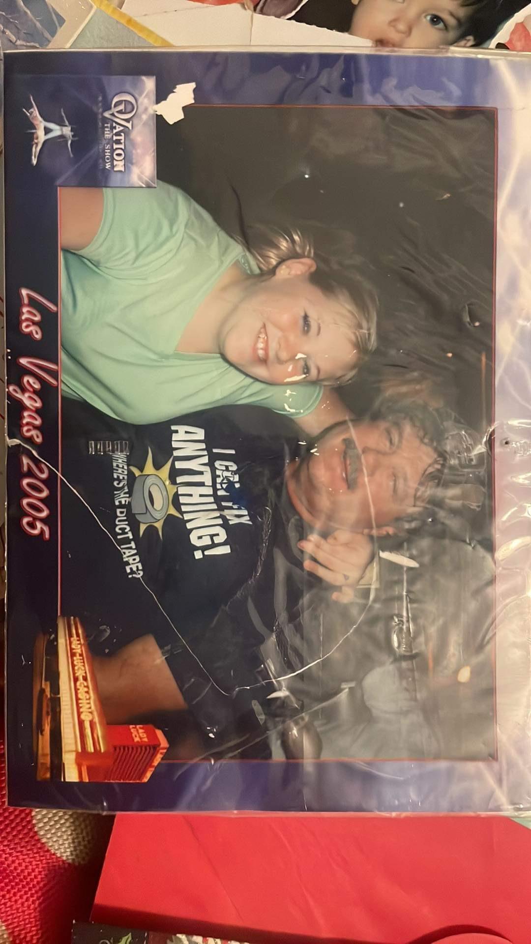 A man and woman in a plastic wrap