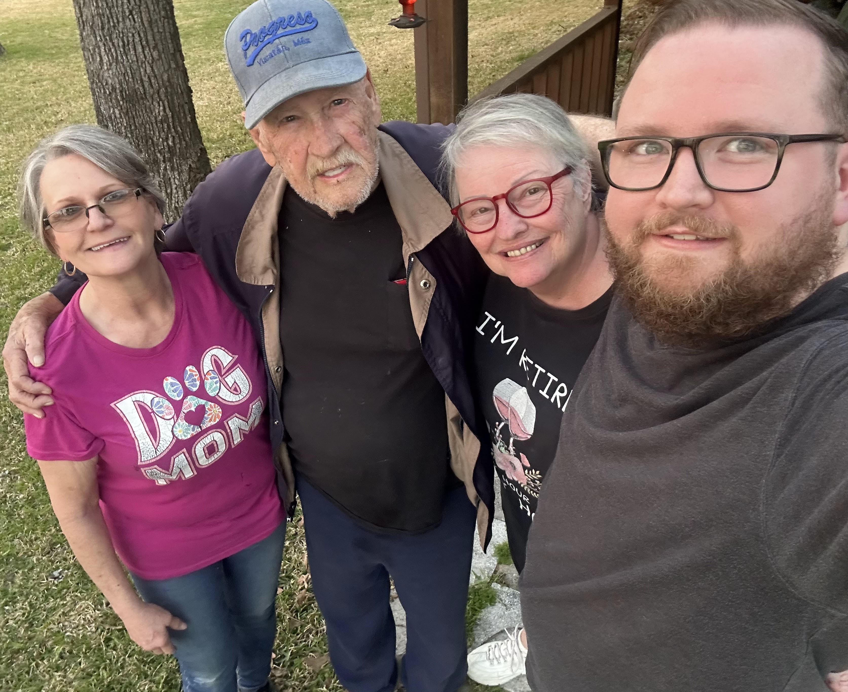 A group of people posing for a photo