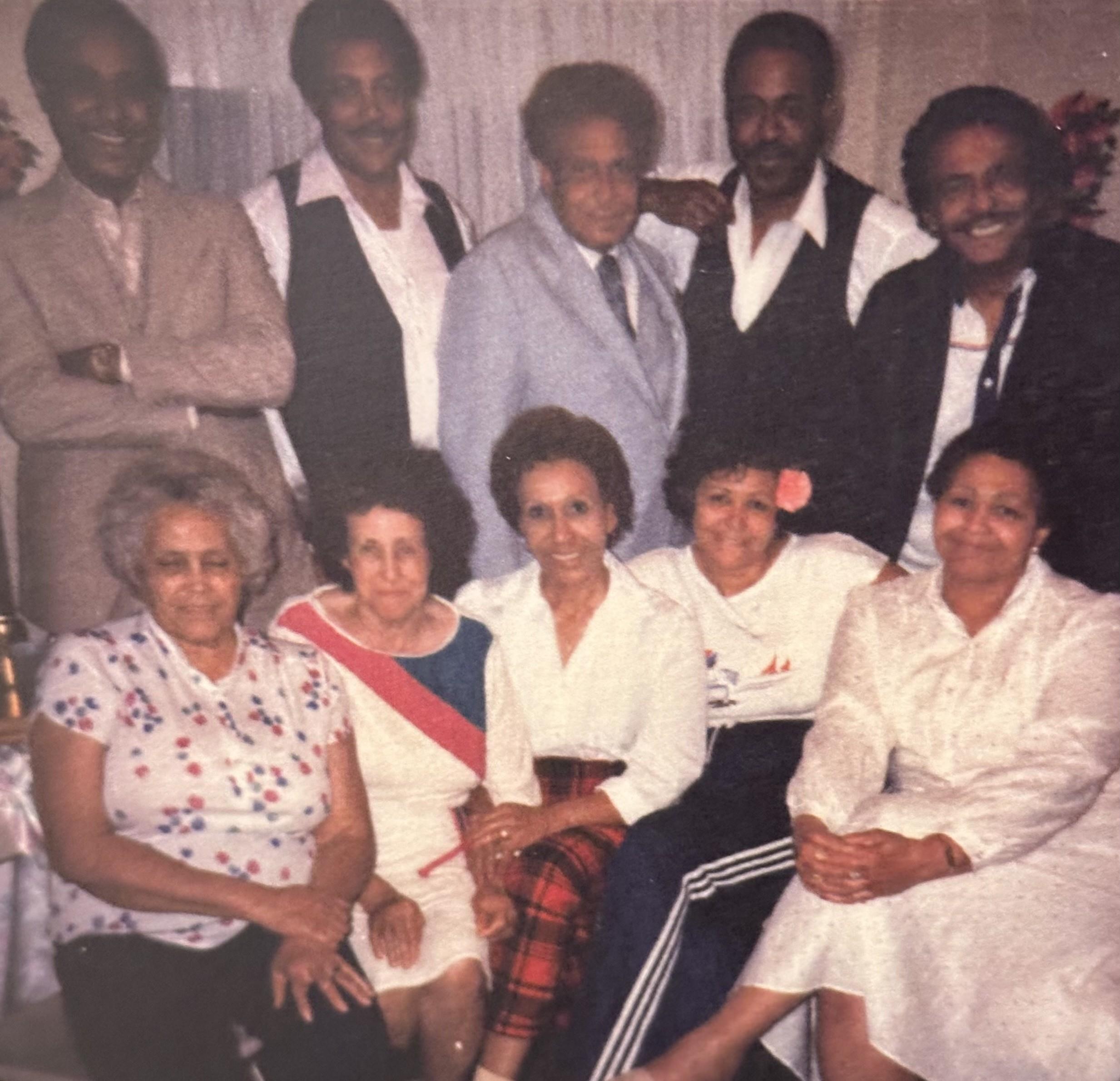 A group of people posing for a photo