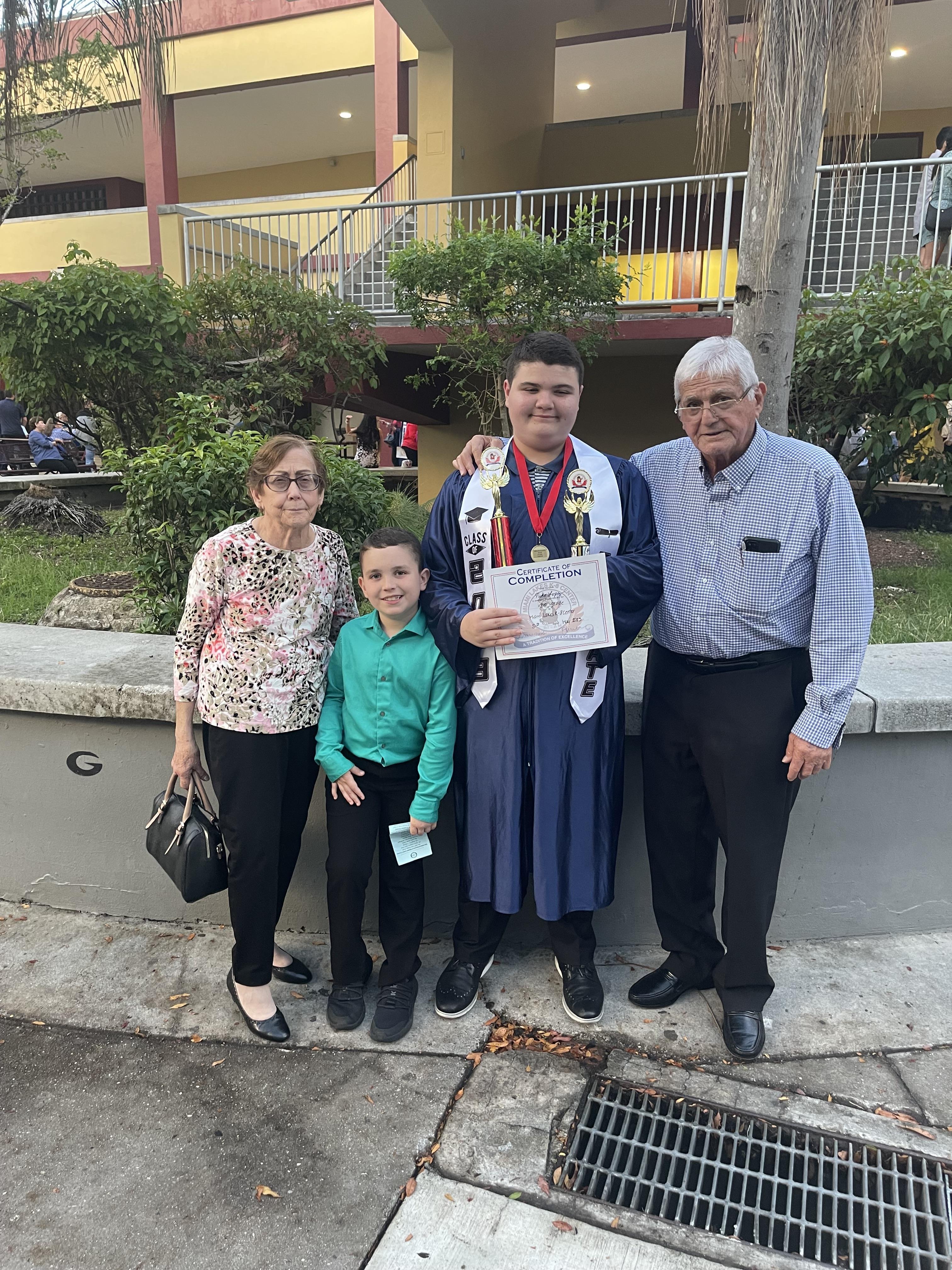 A group of people posing for a photo