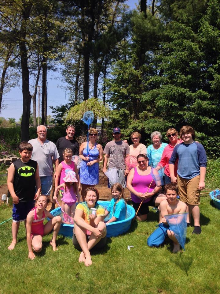 A group of people posing for a photo