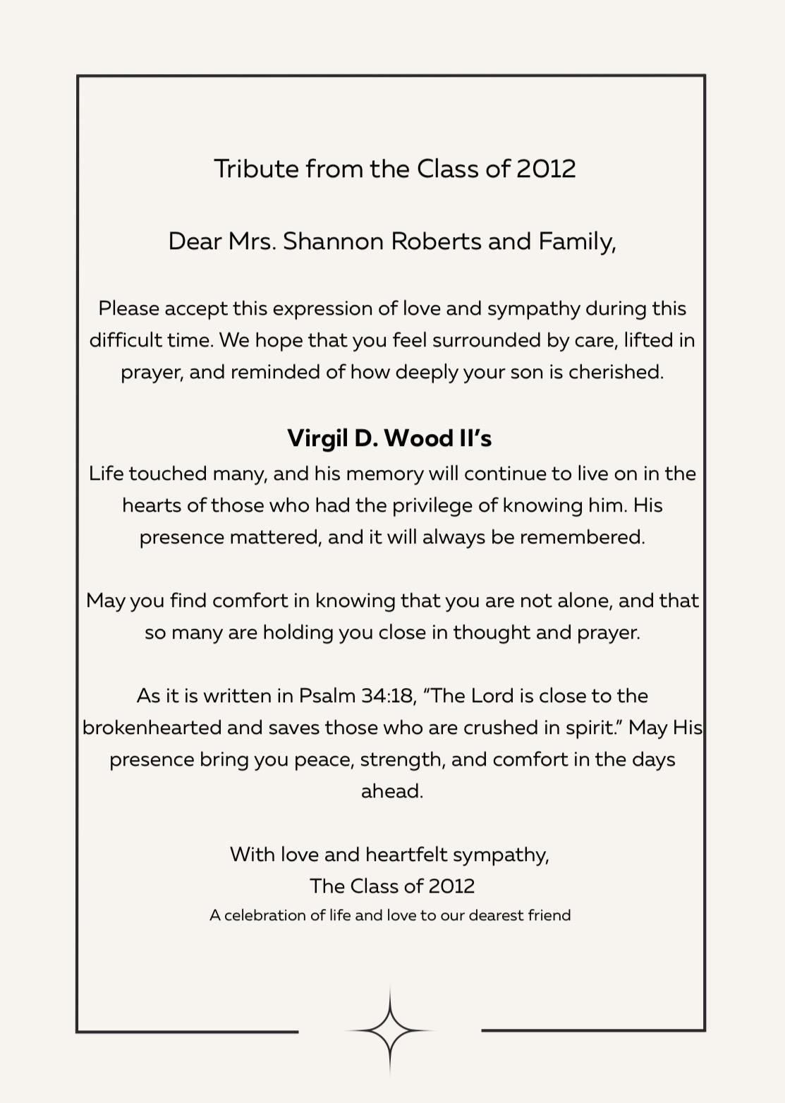 A close-up of a letter