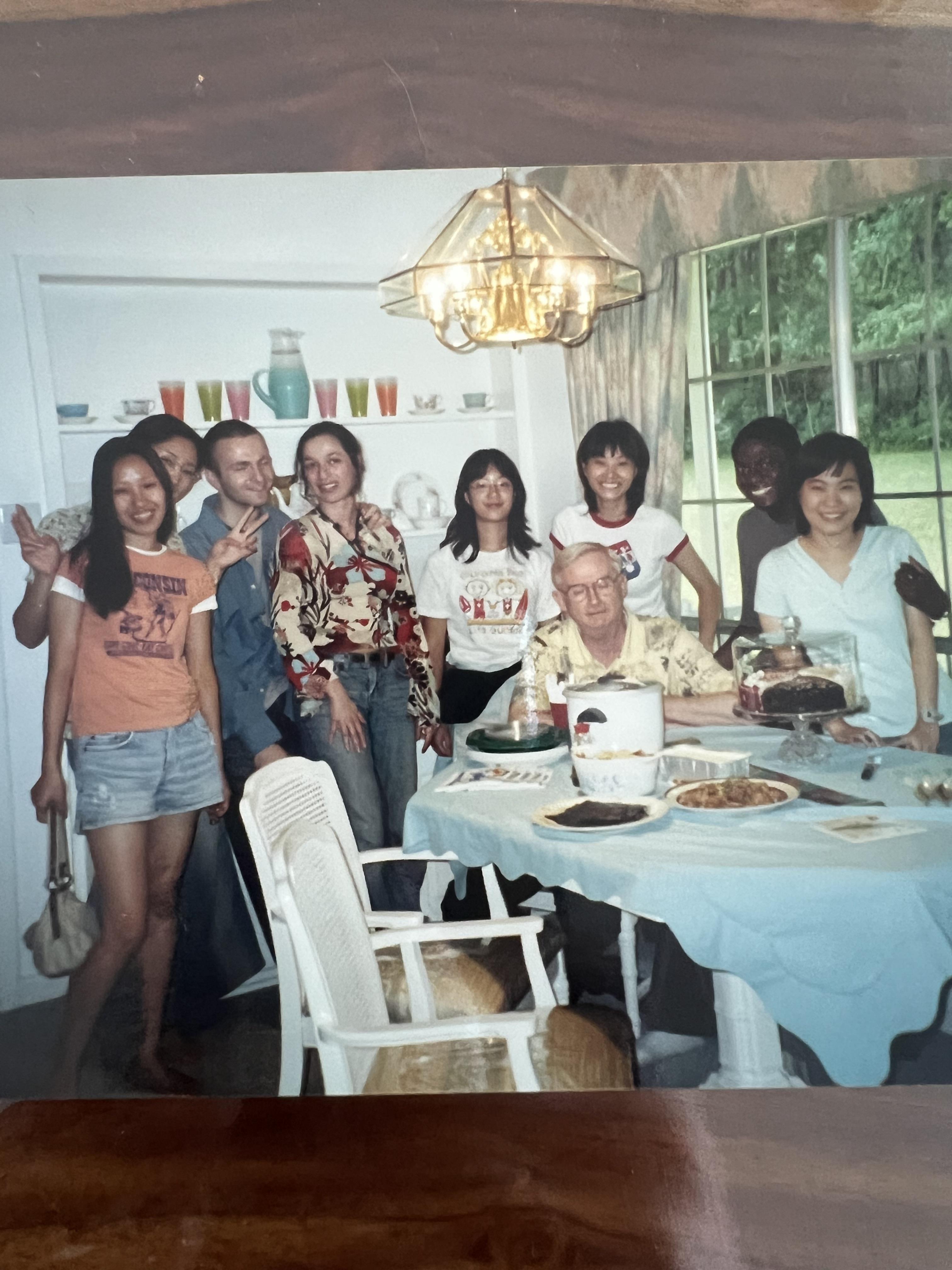 A group of people posing for a photo